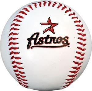 Open Road Brands Houston Astros Round Baseball Metal Sign 90182273