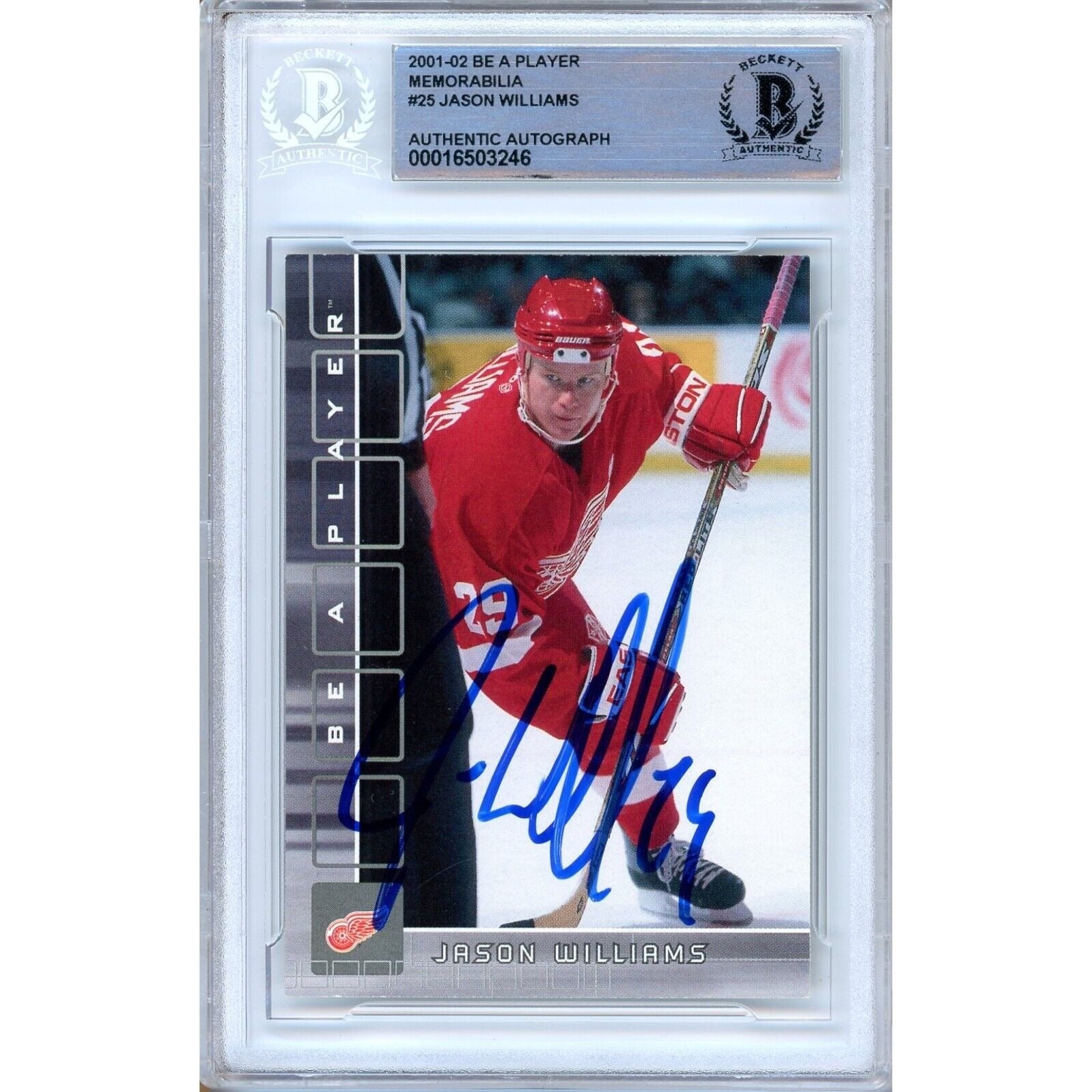 2001 autograph trading card – Beckett BAS