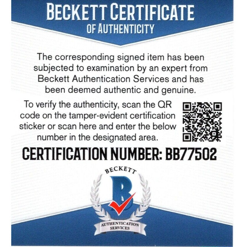 autographed Collectible – Beckett BAS