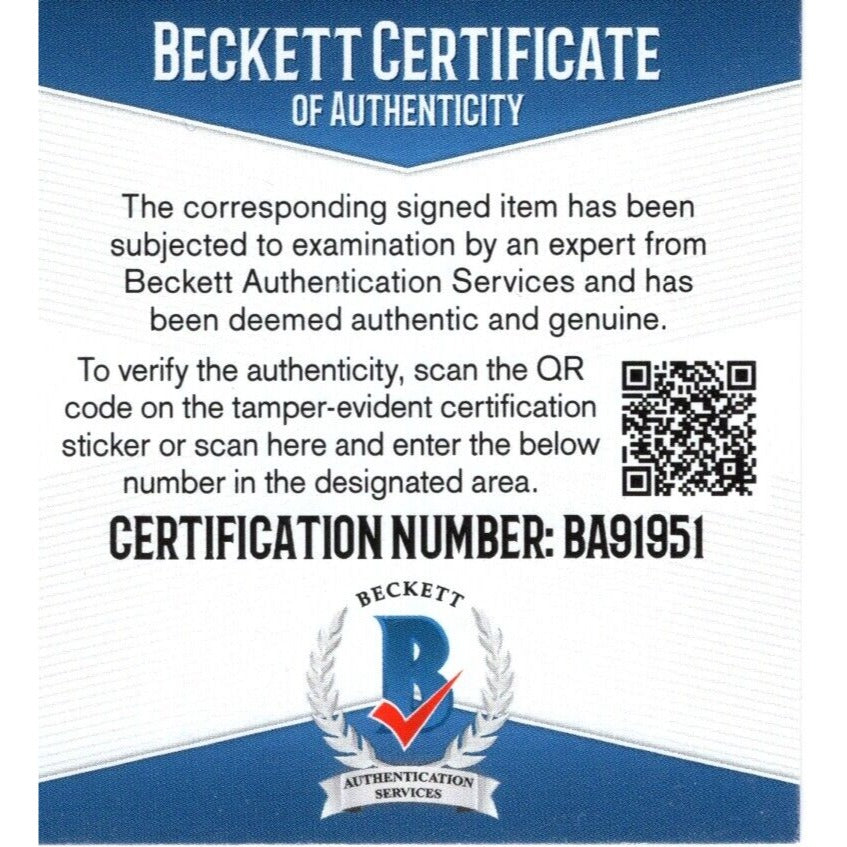 Ice Cube Autograph Trading Card Beckett BAS