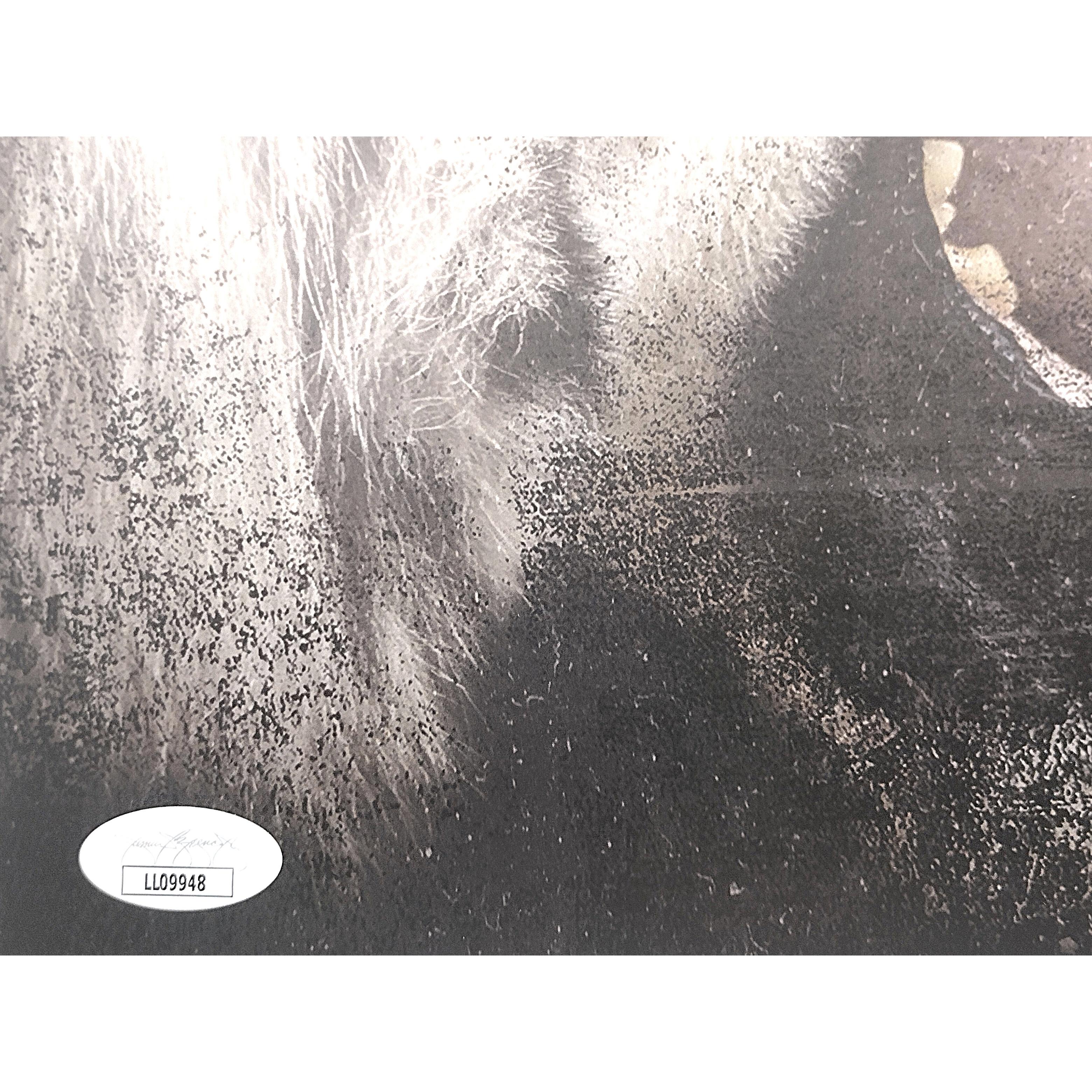 Rapper 50 Cent photo autograph – angled display – JSA COA