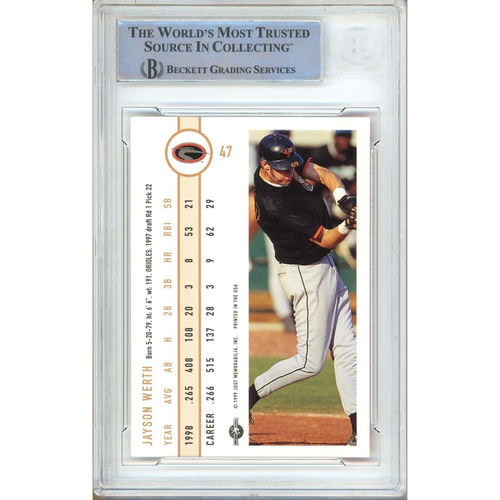 signed trading card – Beckett BAS