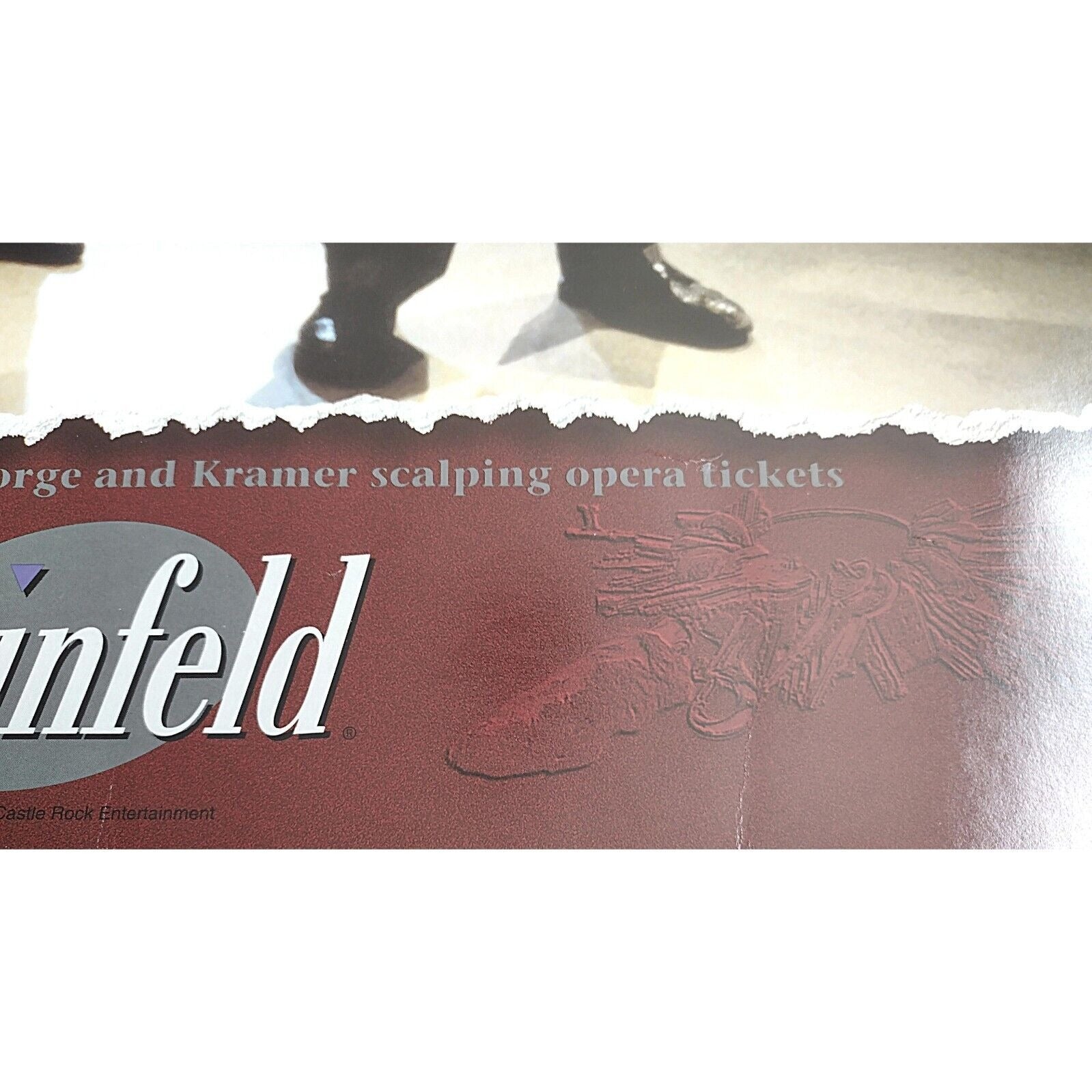 Jason Alexander photo autograph – angled display – JSA COA