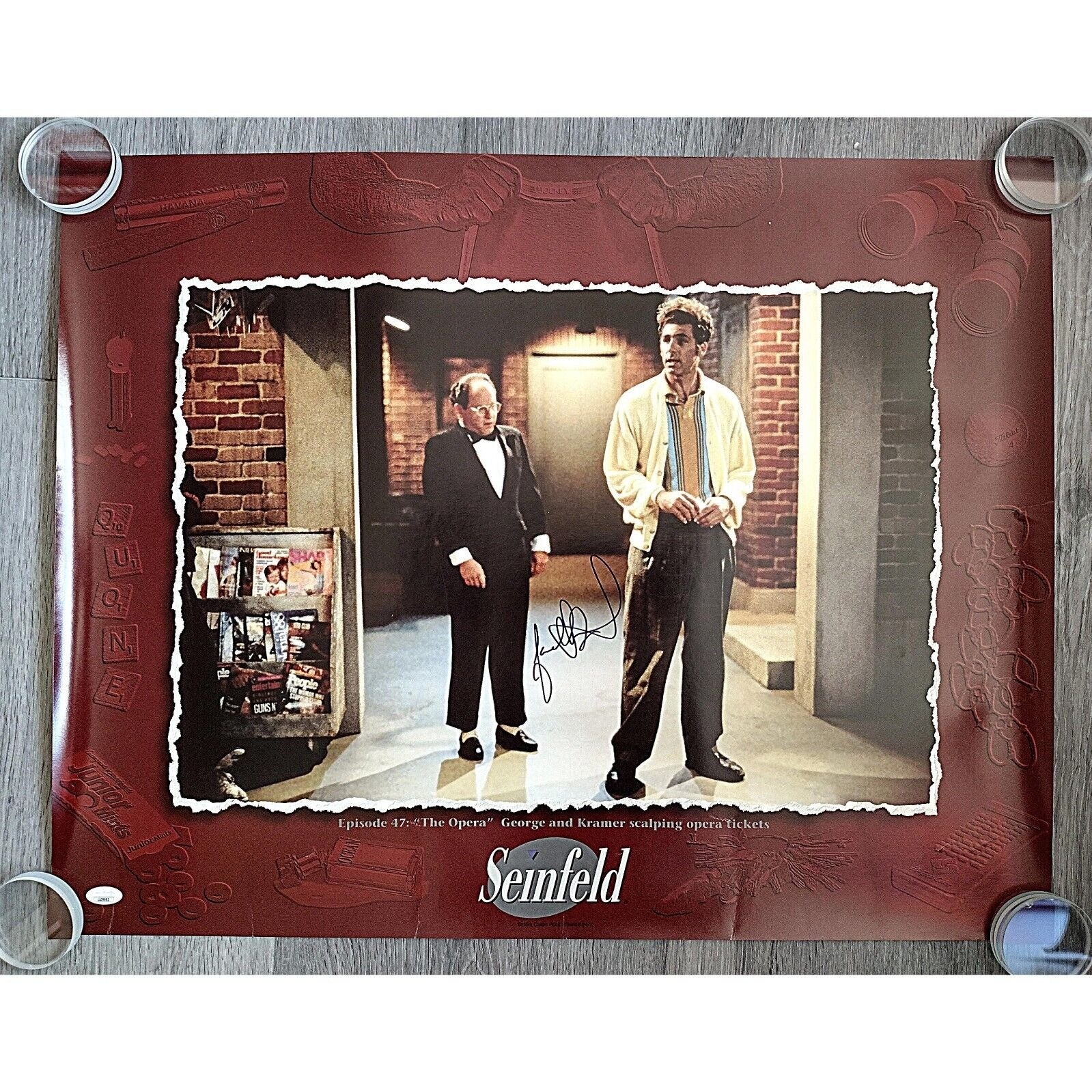 Jason Alexander autographed photo – full view – JSA COA