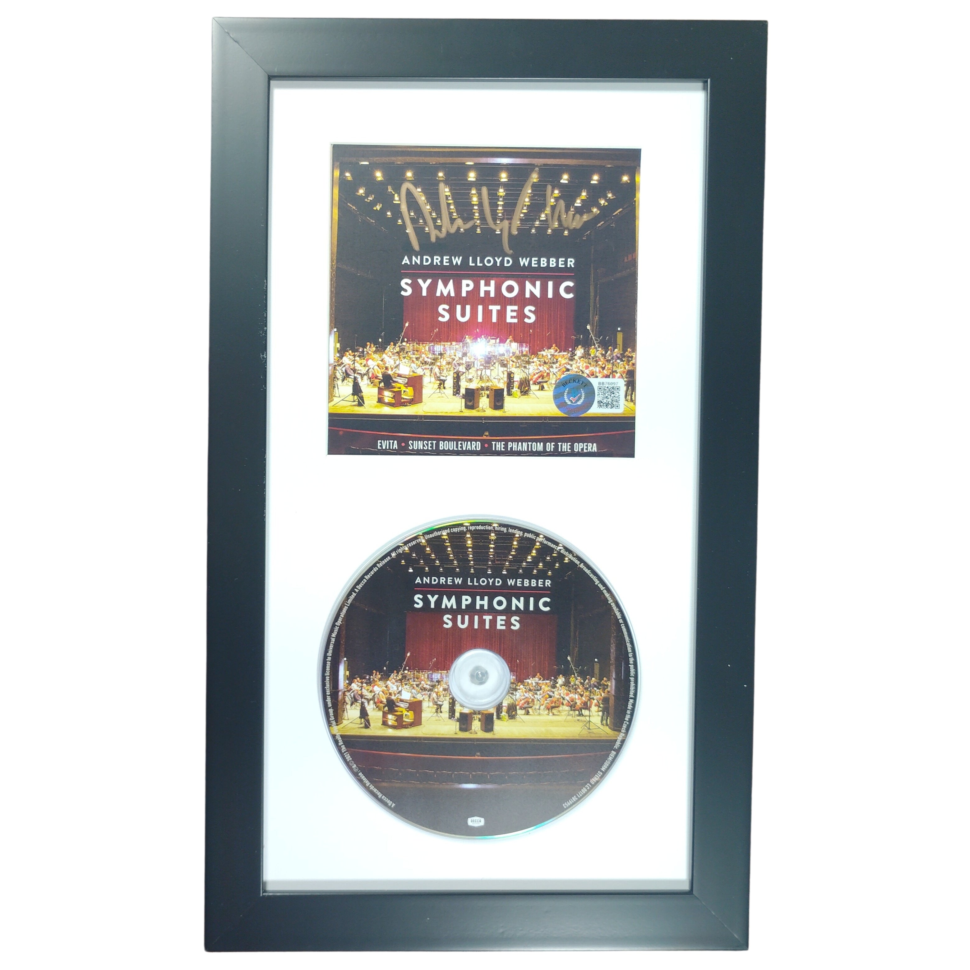 Andrew Lloyd Webber Autographed Microphone – Beckett BAS