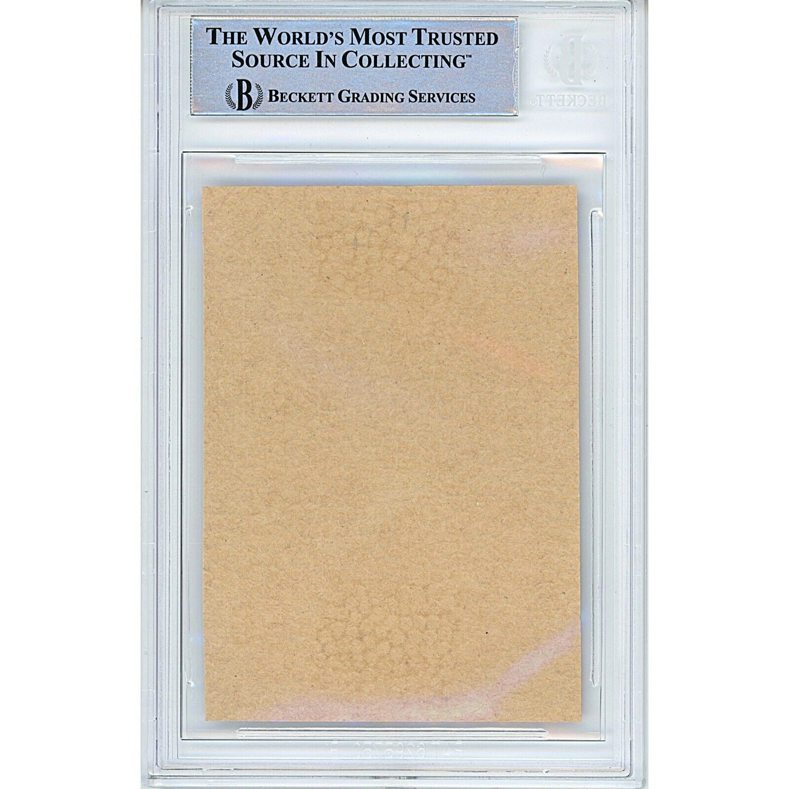 Jackie Slater Los Angeles Rams auto trading card – authentication sticker – Beckett COA