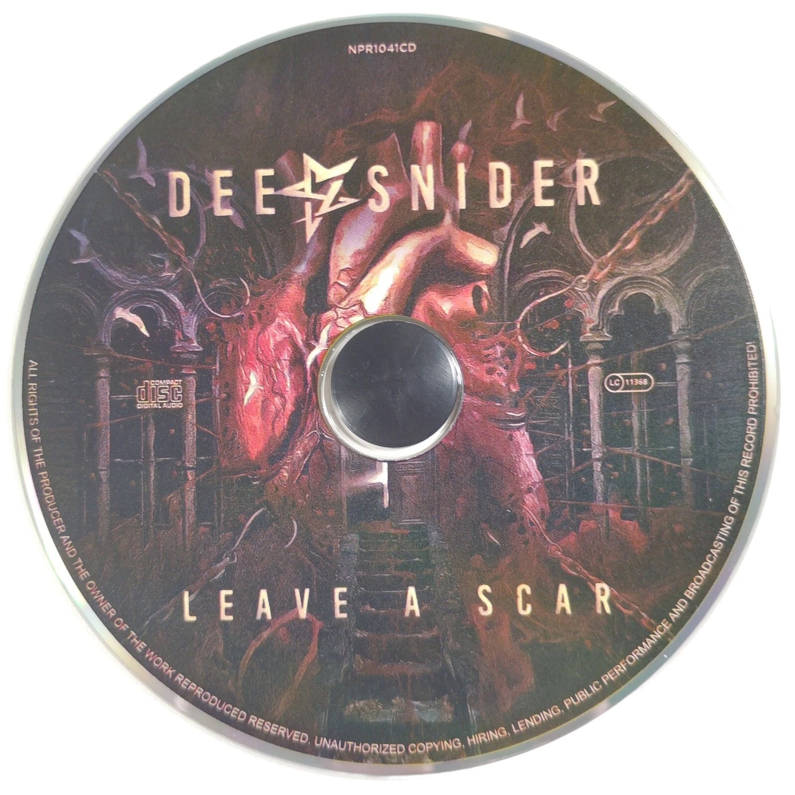 Dee Snider Autographed Leave Autograph Cd Beckett BAS