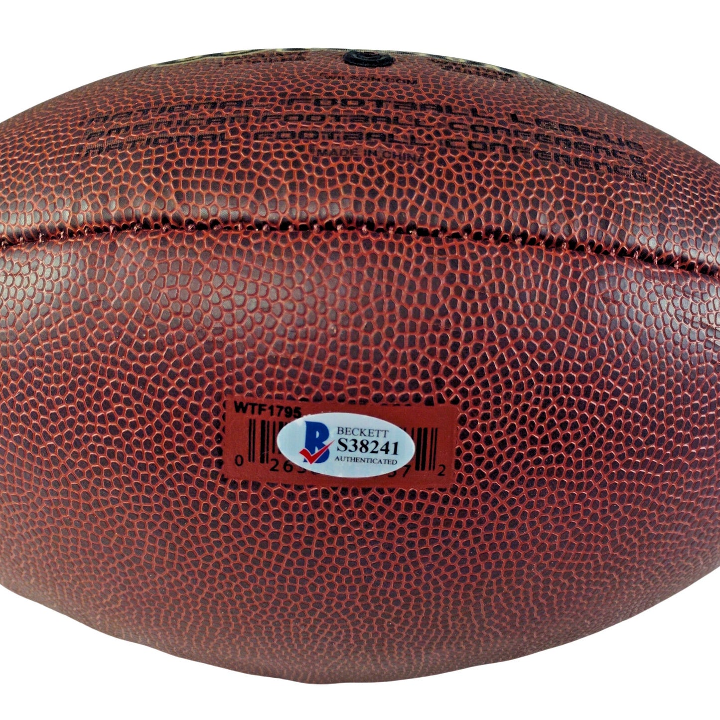 Demarcus Robinson football autograph – angled display – Beckett COA