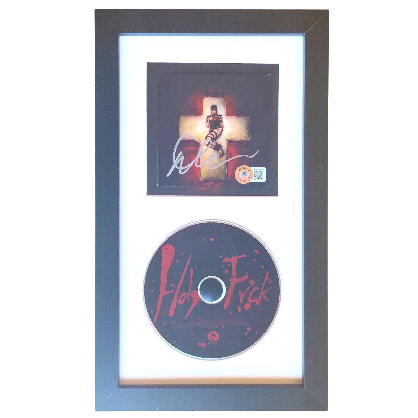 Demi Lovato Autographed Holy Fvck Trading Card Beckett BAS