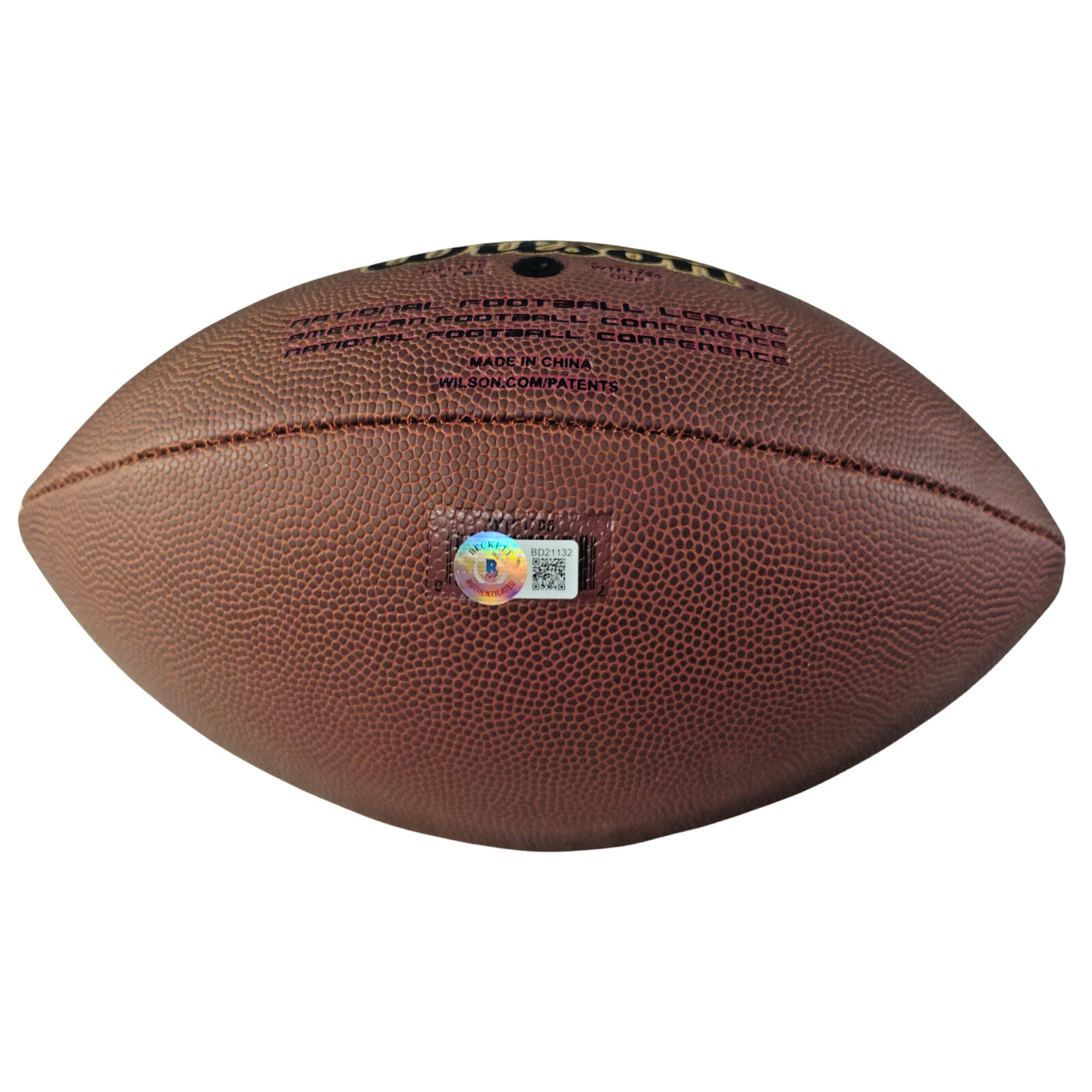 Denzel Perryman auto football – authentication sticker – Beckett COA