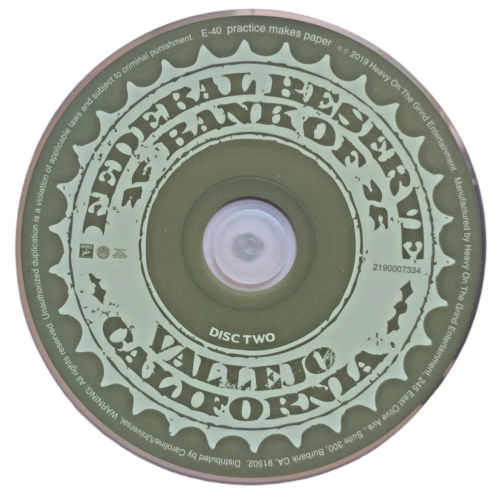 E-40 microphone autograph – angled display – Beckett COA