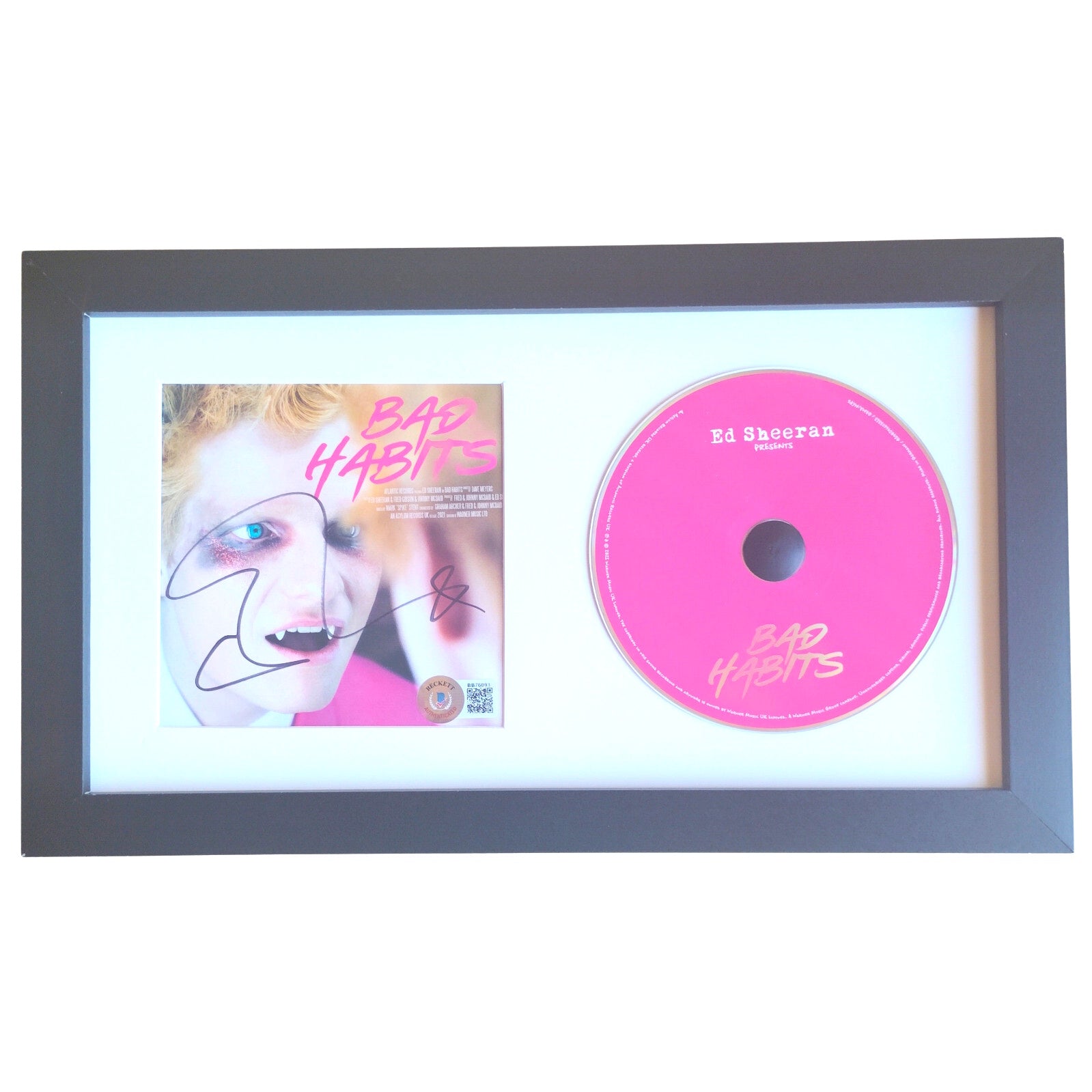 Ed Sheeran Autographed Photo – Beckett BAS