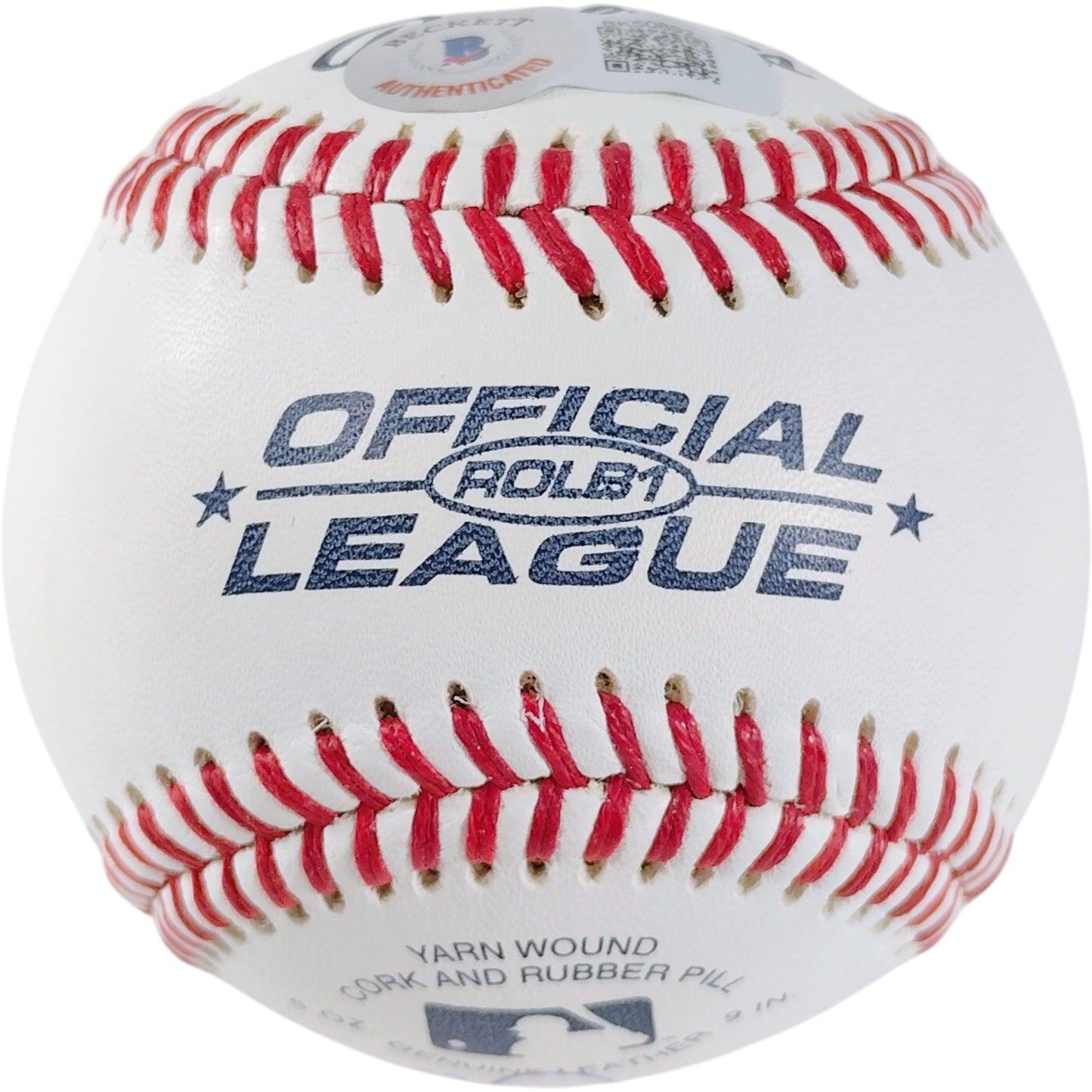 Evan Longoria auto baseball – authentication sticker – Beckett COA