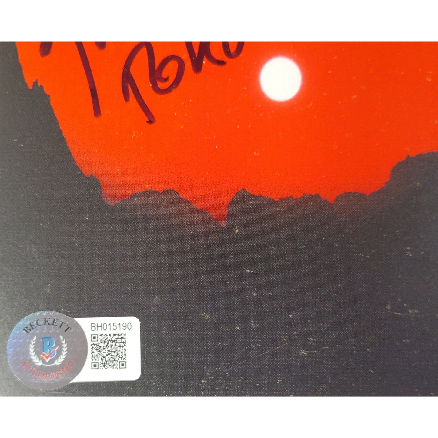 Gavin Rossdale auto photo – authentication sticker – Beckett COA