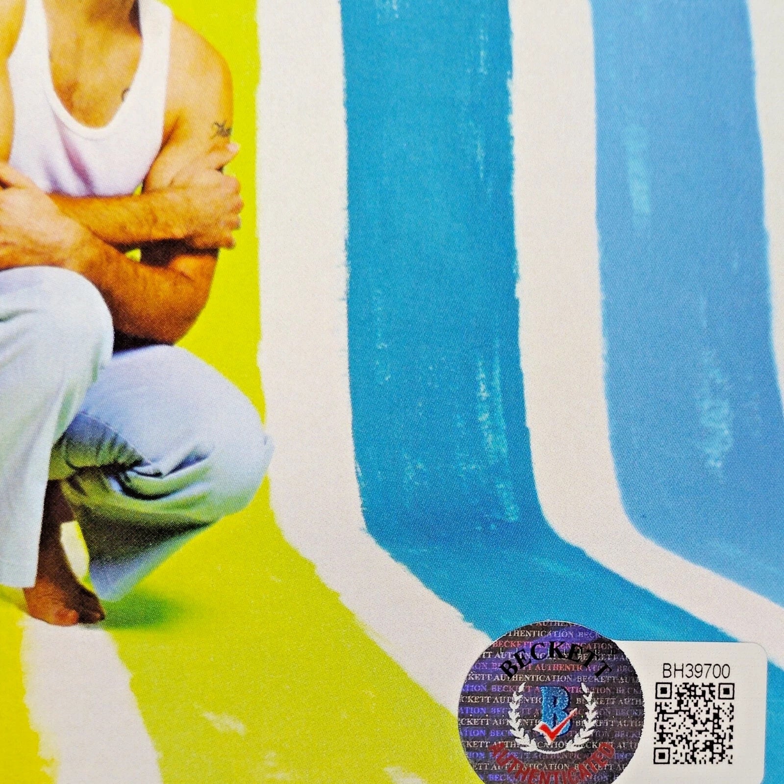 Jason Mraz auto cd – authentication sticker – Beckett COA