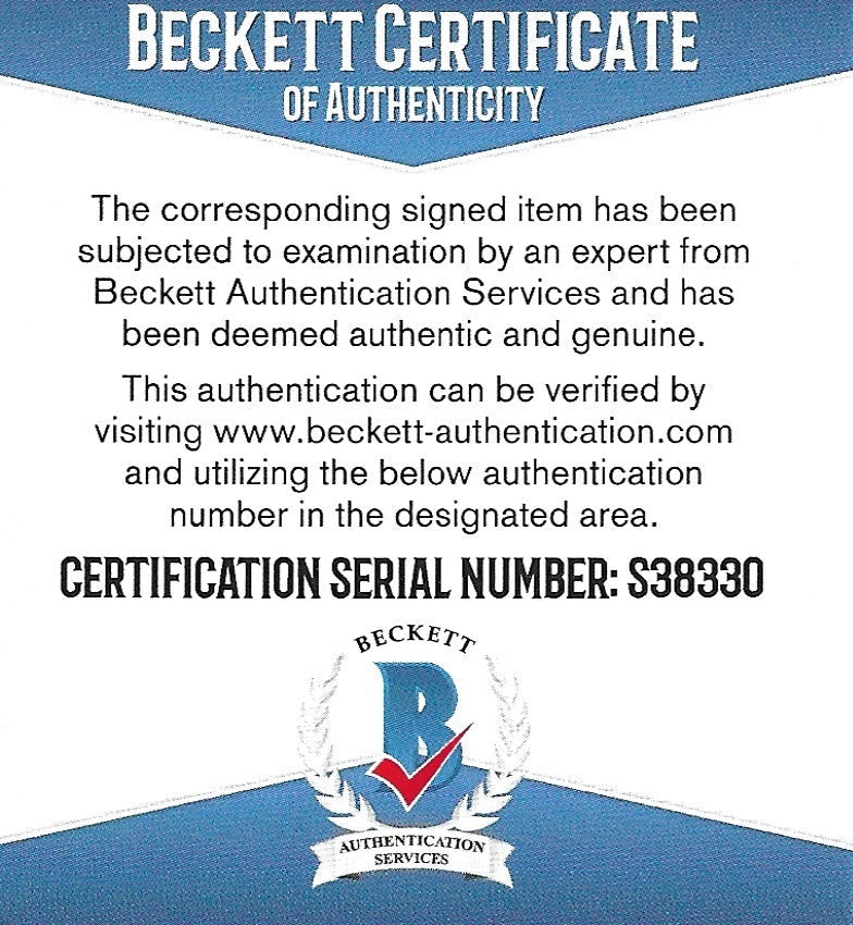 Jeremy Roenick San Jose Sharks Autographed Photo Beckett BAS