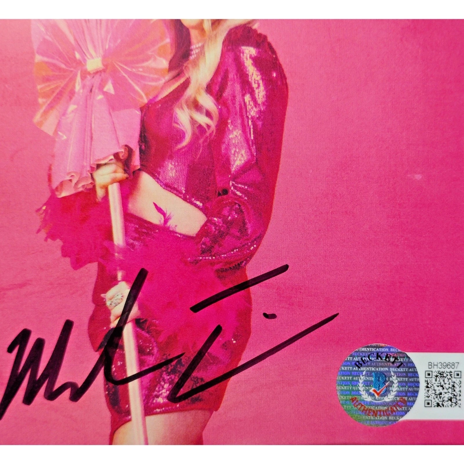 Meghan Trainor auto cd – authentication sticker – Beckett COA
