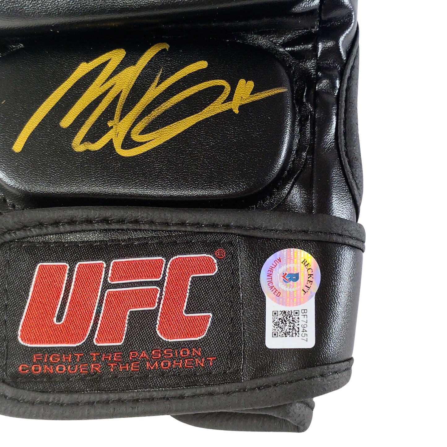 UFC- Autographed- Michael Chiesa Signed Ultimate Fighting Championship Glove Beckett Certified Authentic 104