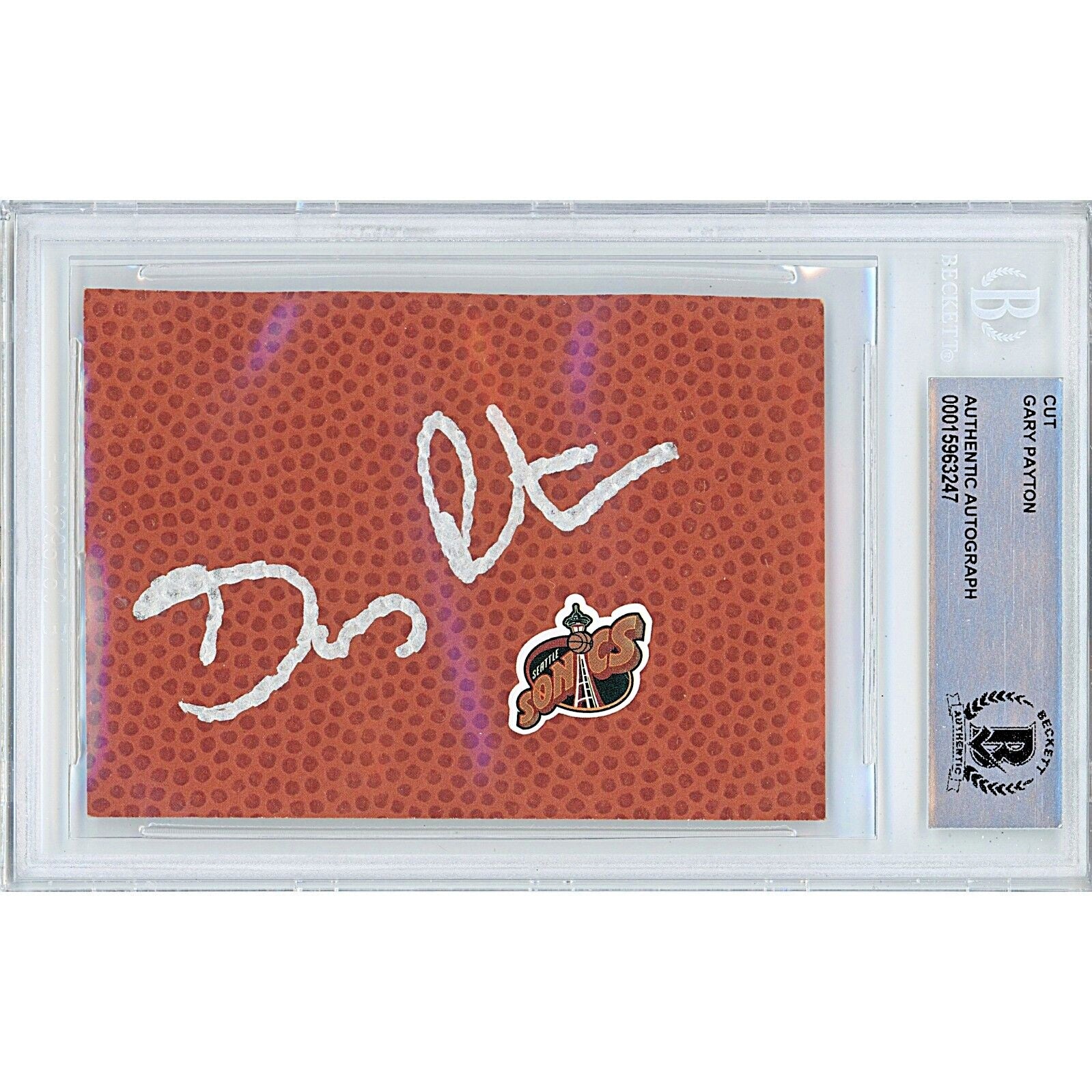 #00015963247 Gary Payton Seattle Supersonics Autographed Trading Card – Beckett BAS