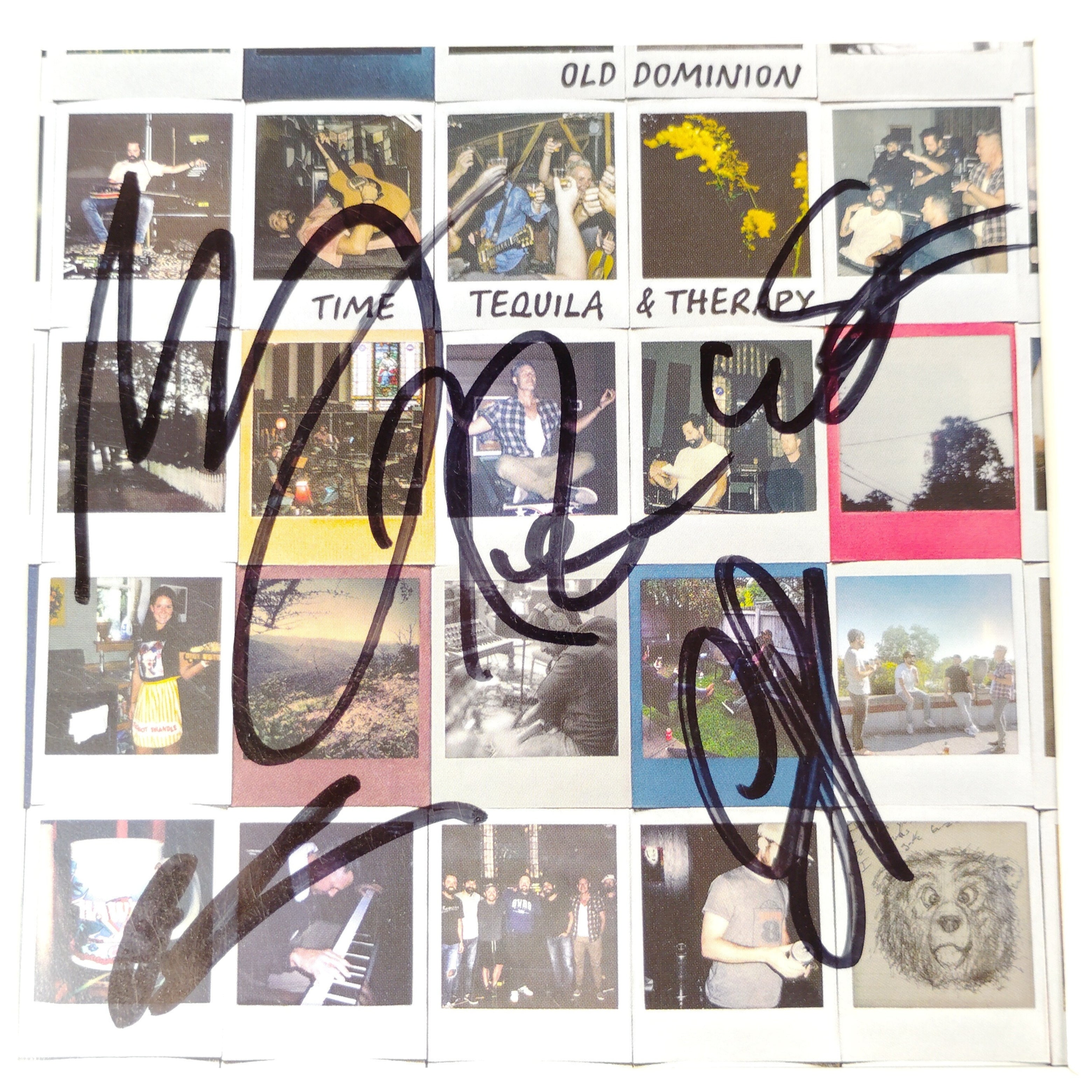 Old Dominion auto photo – authentication sticker – Beckett COA