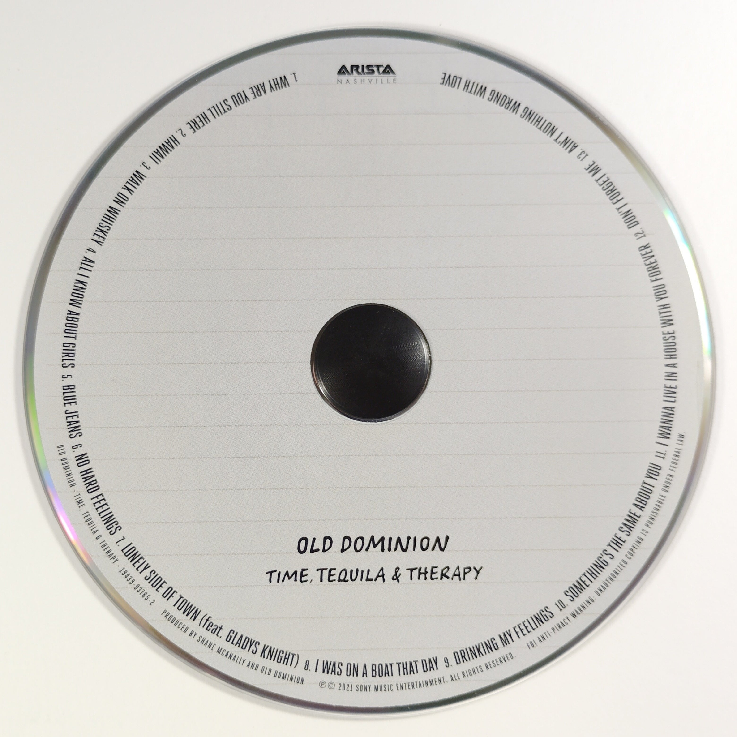 Old Dominion signed photo – signature close-up – Beckett COA