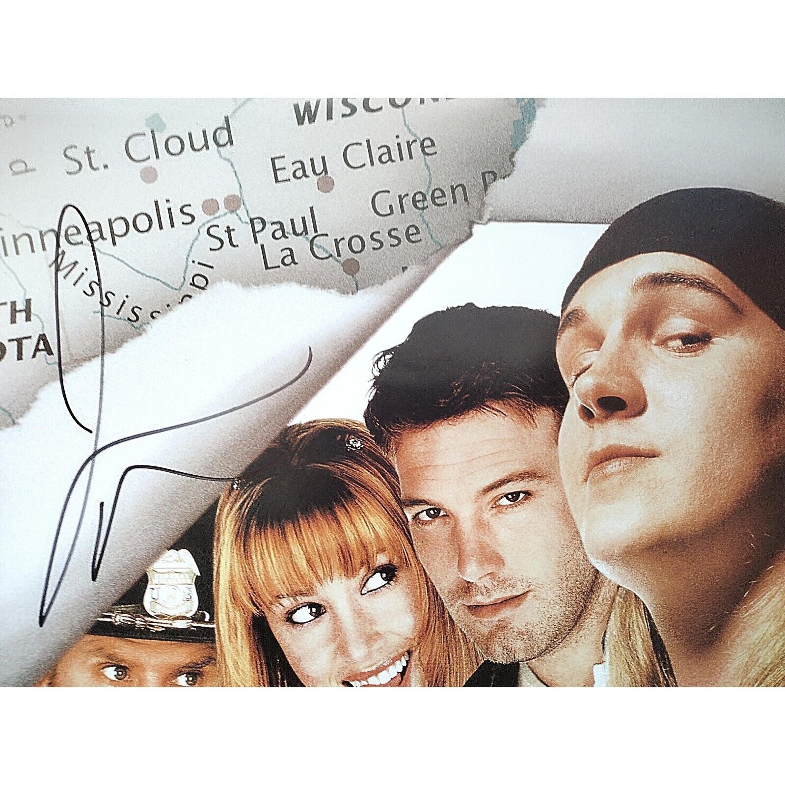 Jason Mewes Kevin Smith auto photo – authentication sticker – Beckett COA