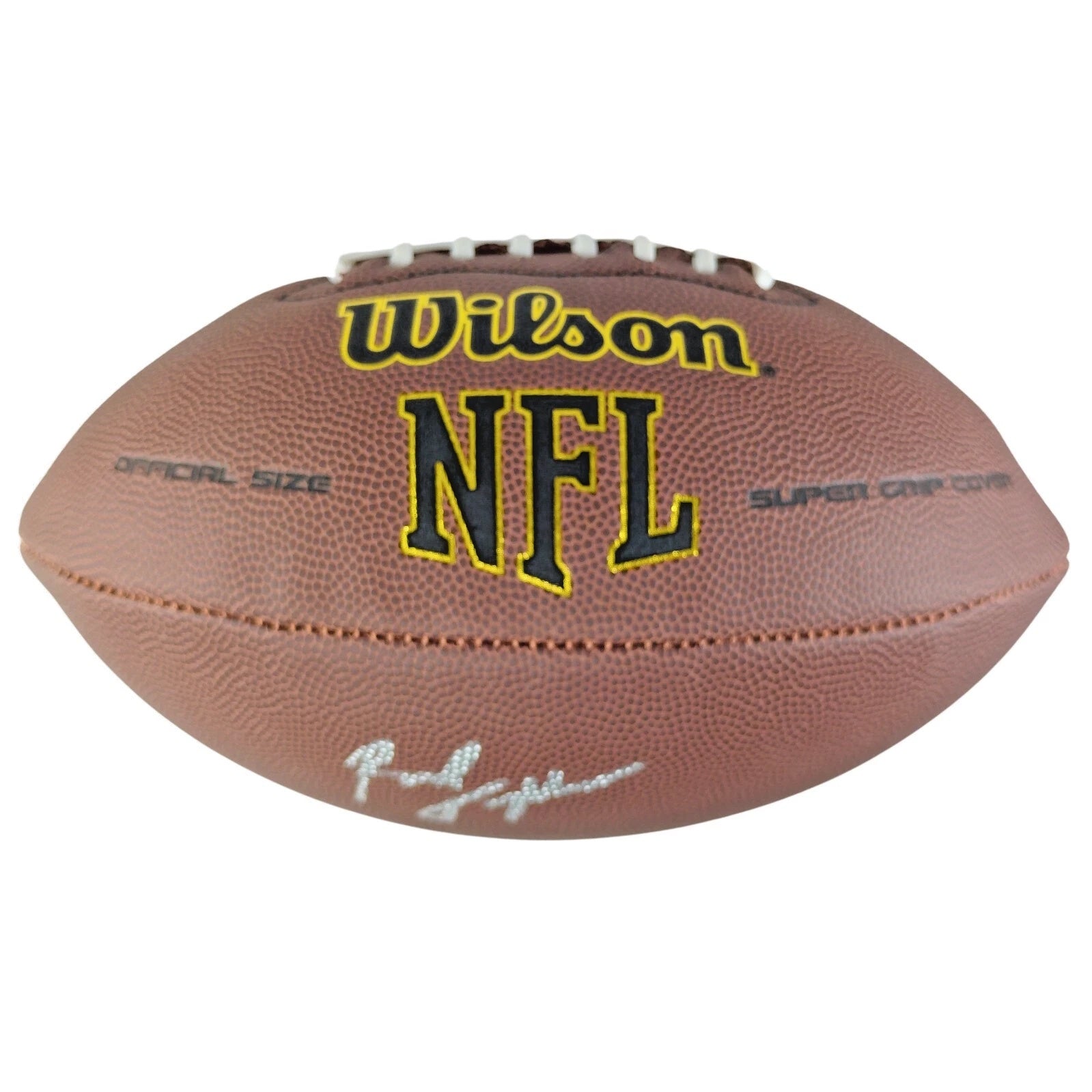 Paul Tagliabue Nfl Commissioner autographed football – full view – Beckett COA