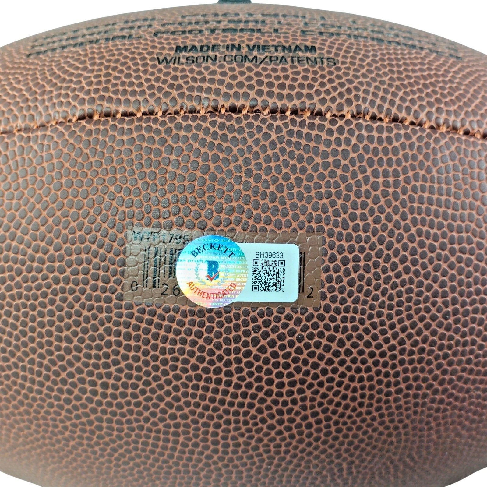 Paul Tagliabue Nfl Commissioner auto football – authentication sticker – Beckett COA