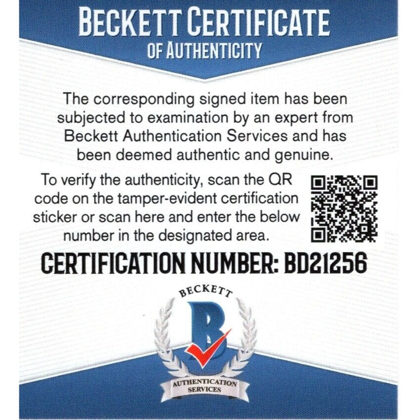 DJ Yella Nwa memorabilia autograph – angled display – Beckett COA