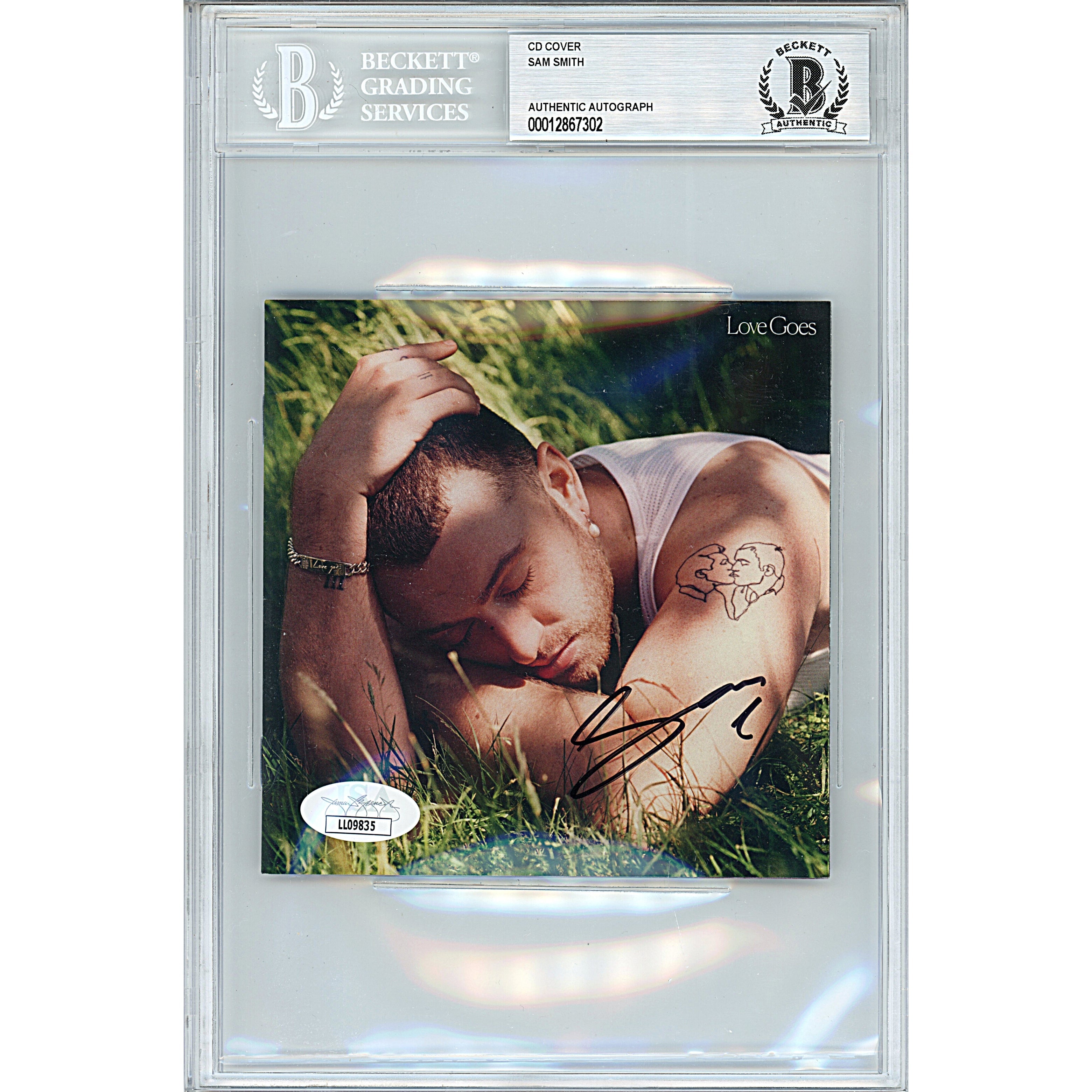 Sam Smith Signed Love Goes Autographed Photo JSA