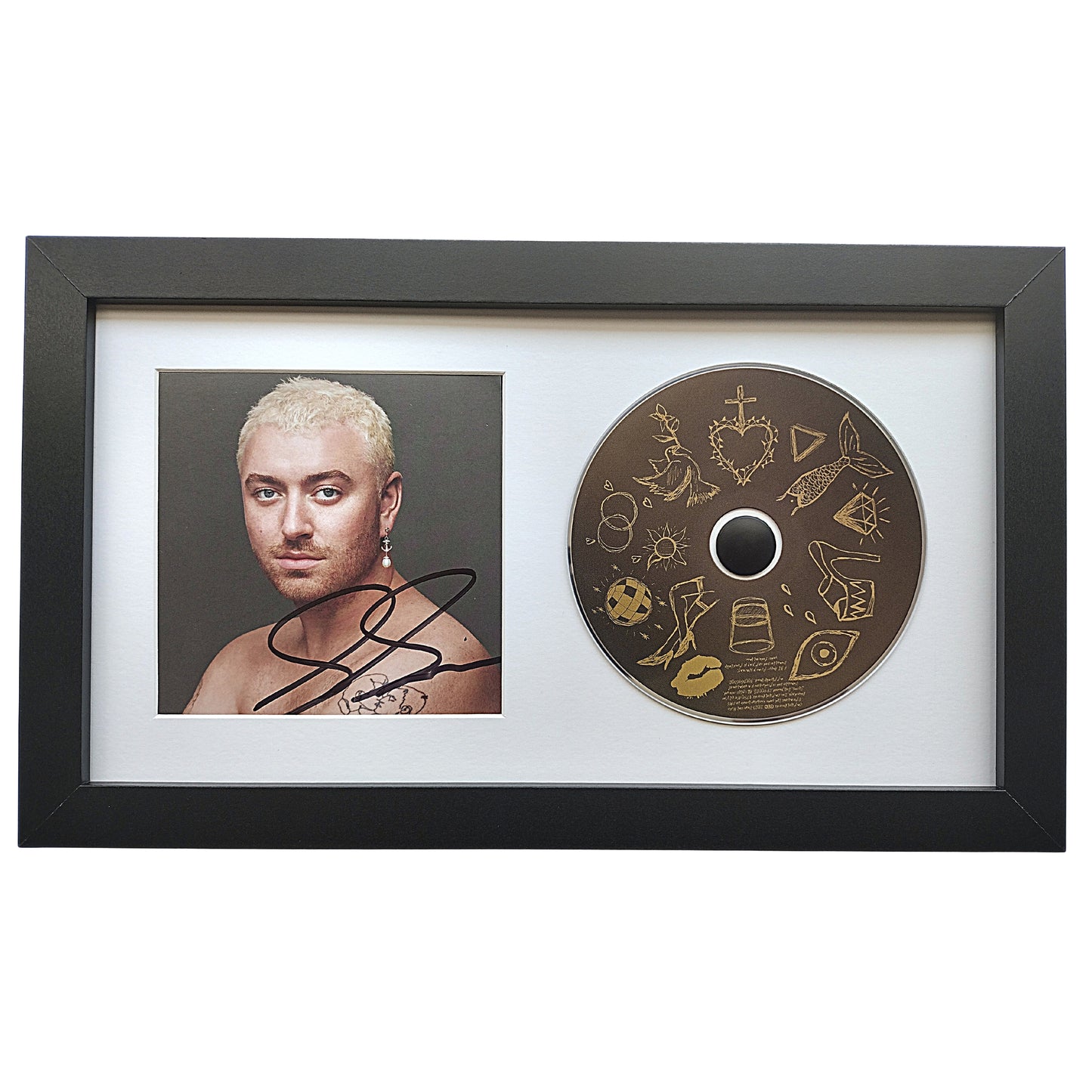 Music- Autographed- Sam Smith Signed Gloria CD Album Cover Framed Beckett Authentic Auto COA 101