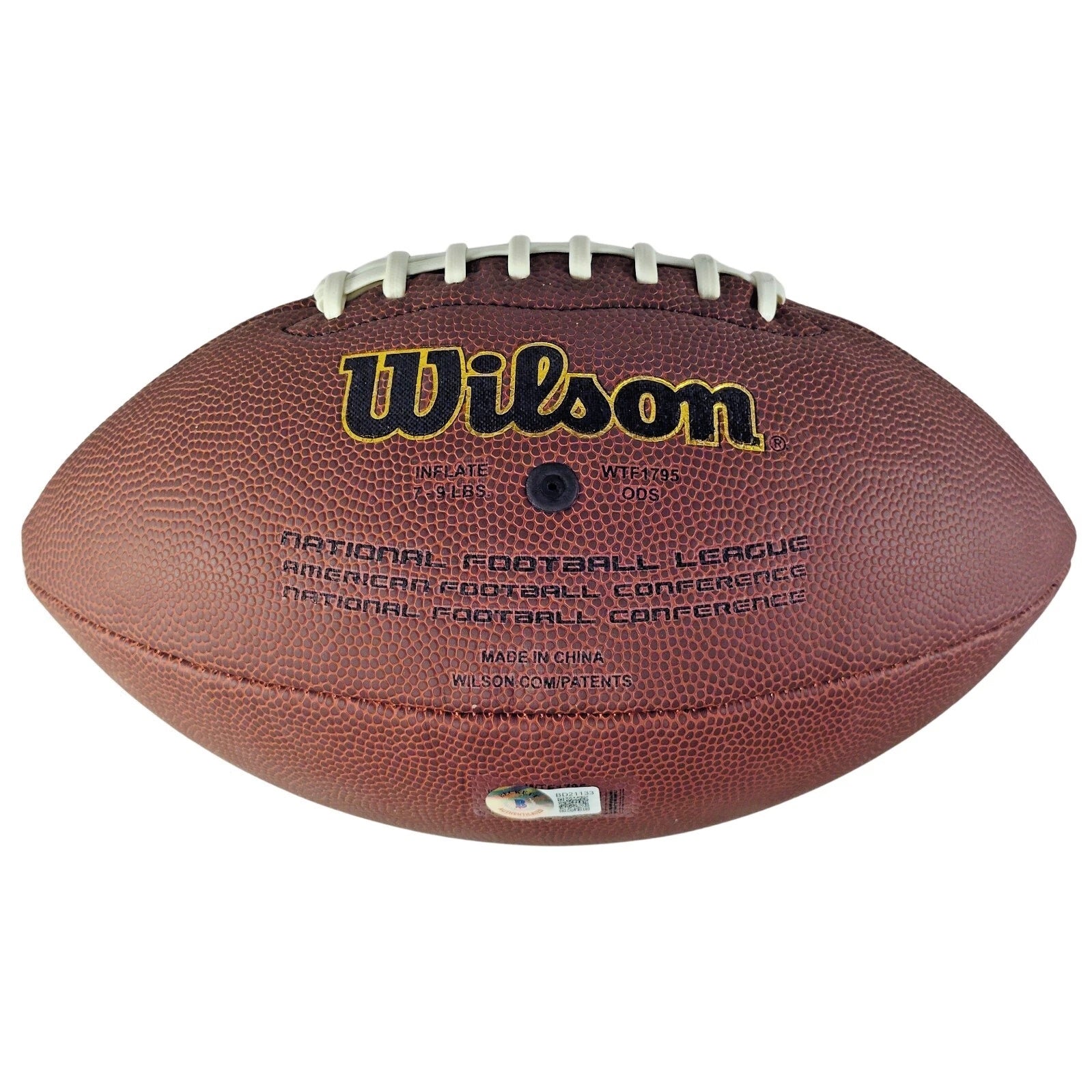 Shaquil Barrett auto football – authentication sticker – Beckett COA