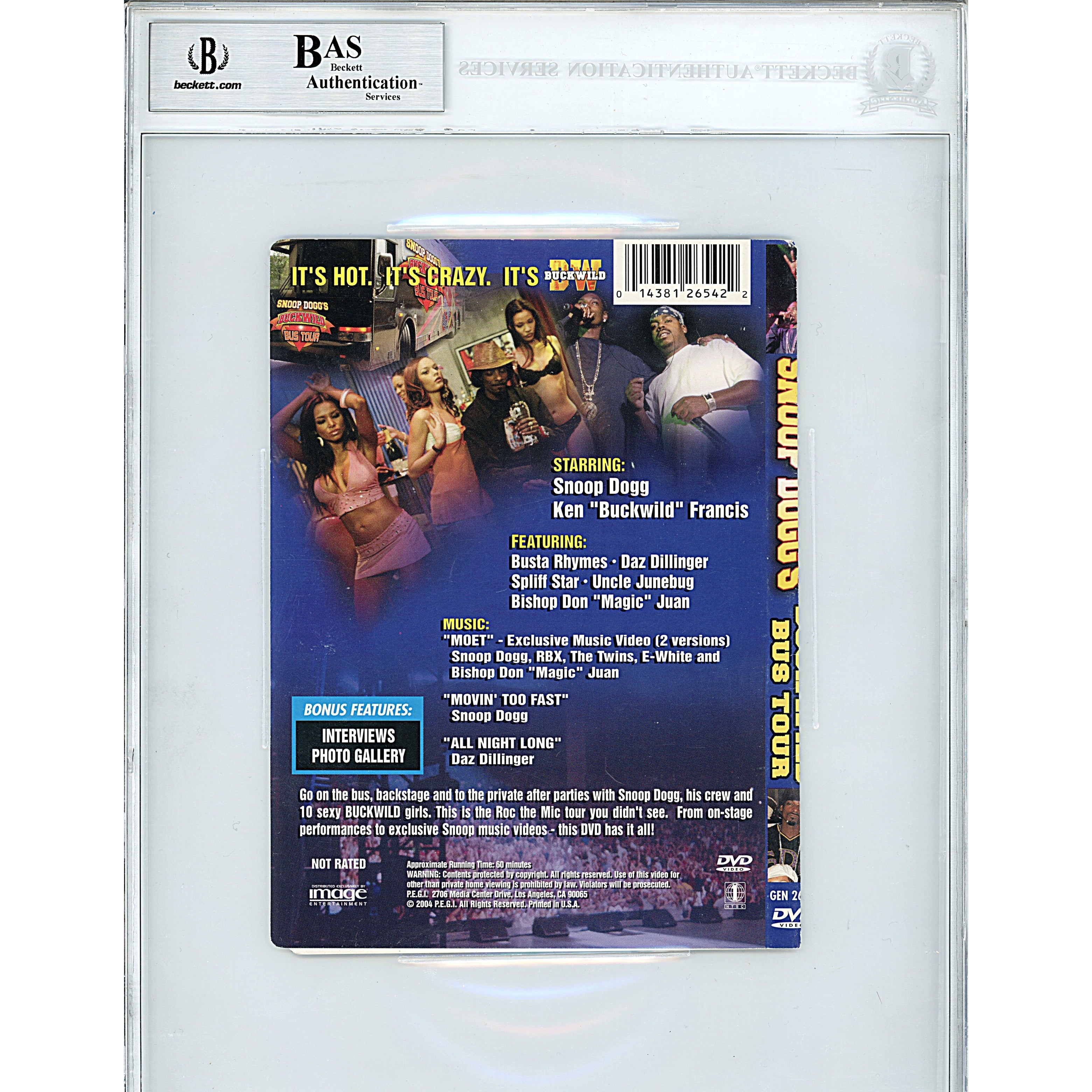 Snoop Dogg Signed Photo Beckett BAS