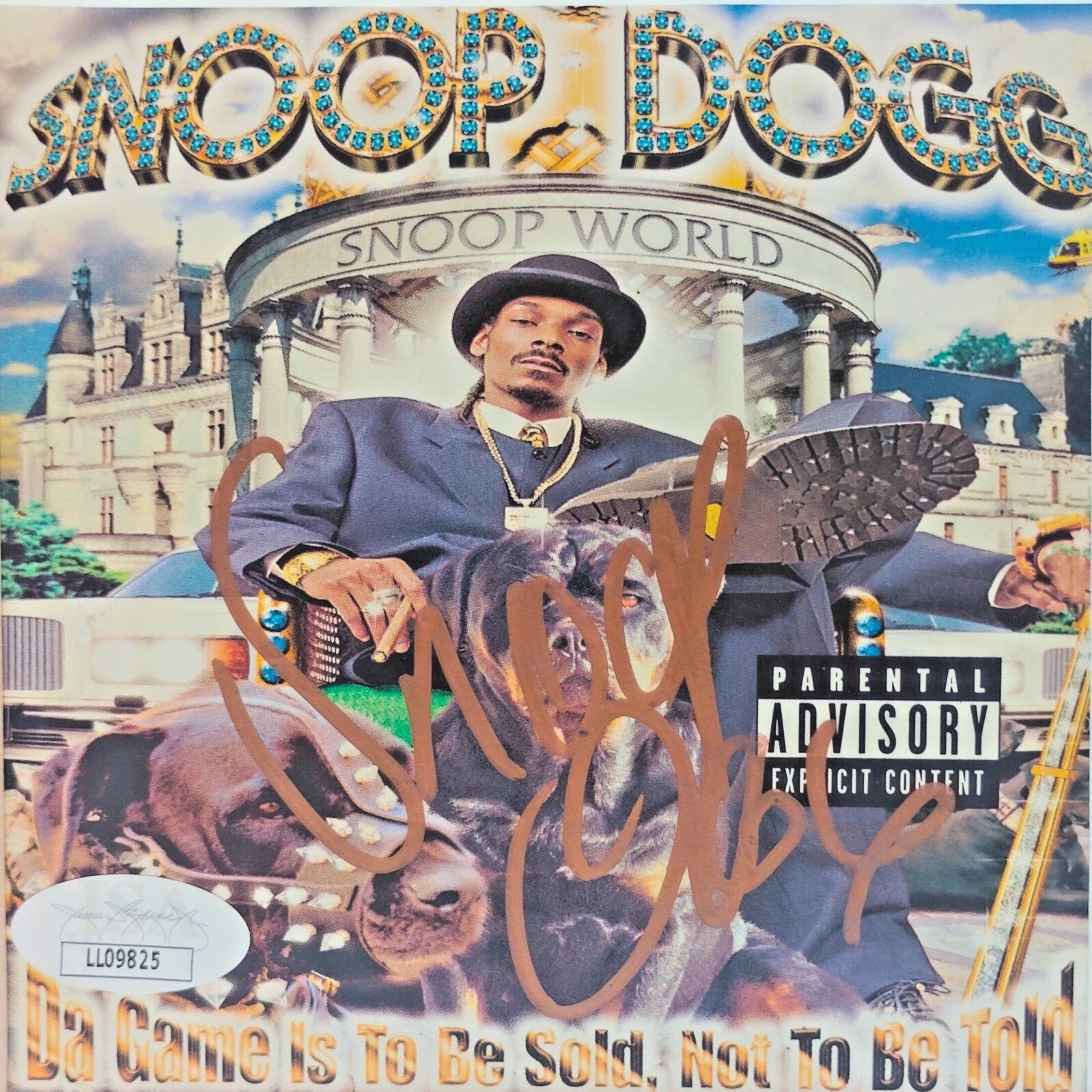 Snoop Dogg signed trading card – signature close-up – JSA COA