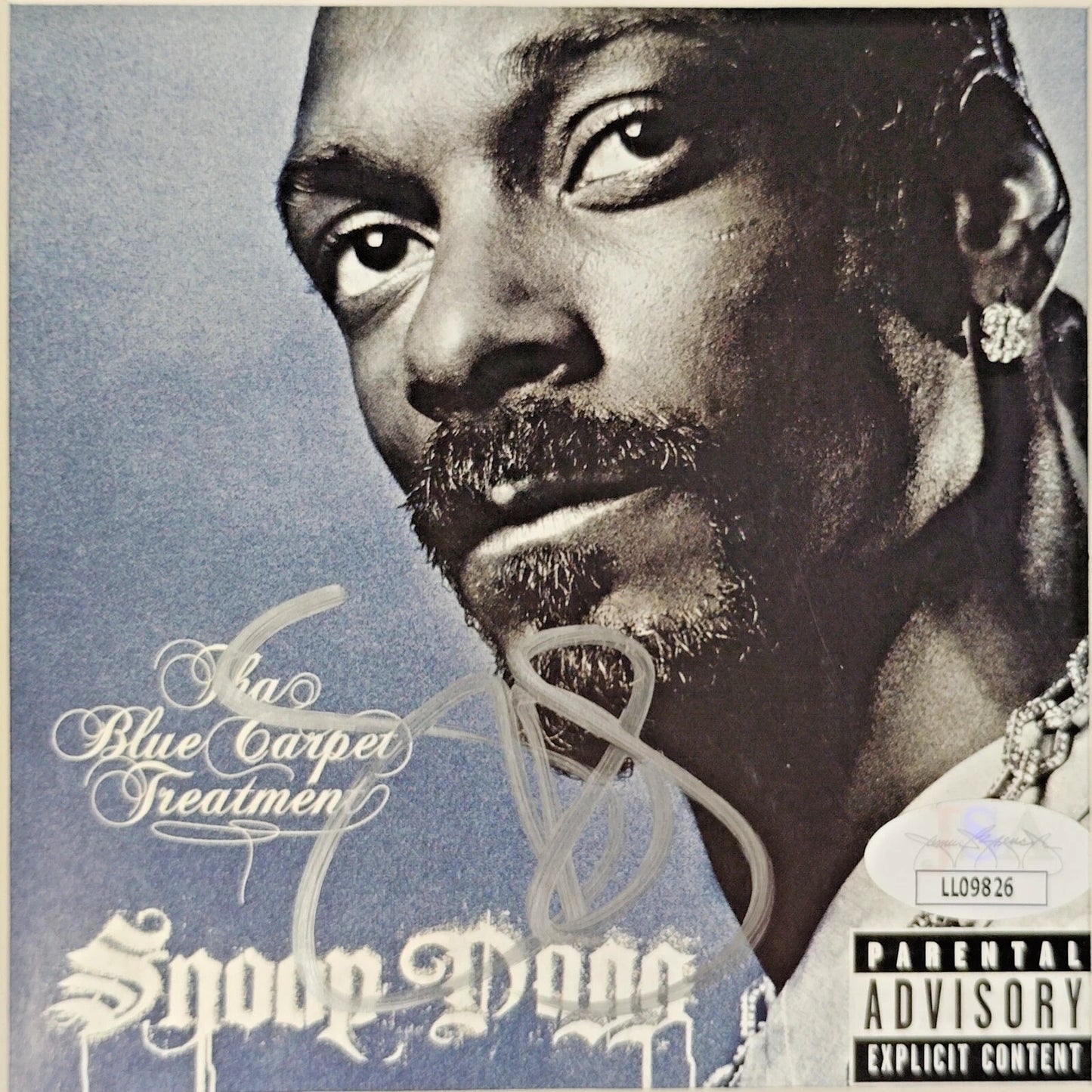 Music- Autographed- Snoop Dogg Signed Tha Blue Carpet Treatment CD Cover Framed JSA Authentication 102