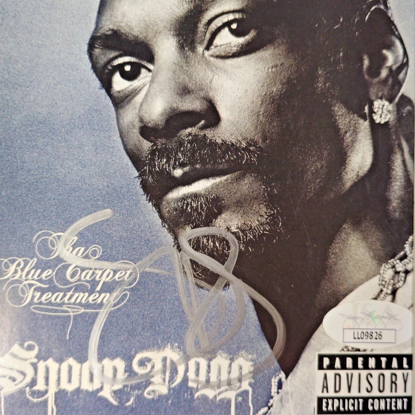 Music- Autographed- Snoop Dogg Signed Tha Blue Carpet Treatment CD Cover Framed JSA Autograph Authentication 103