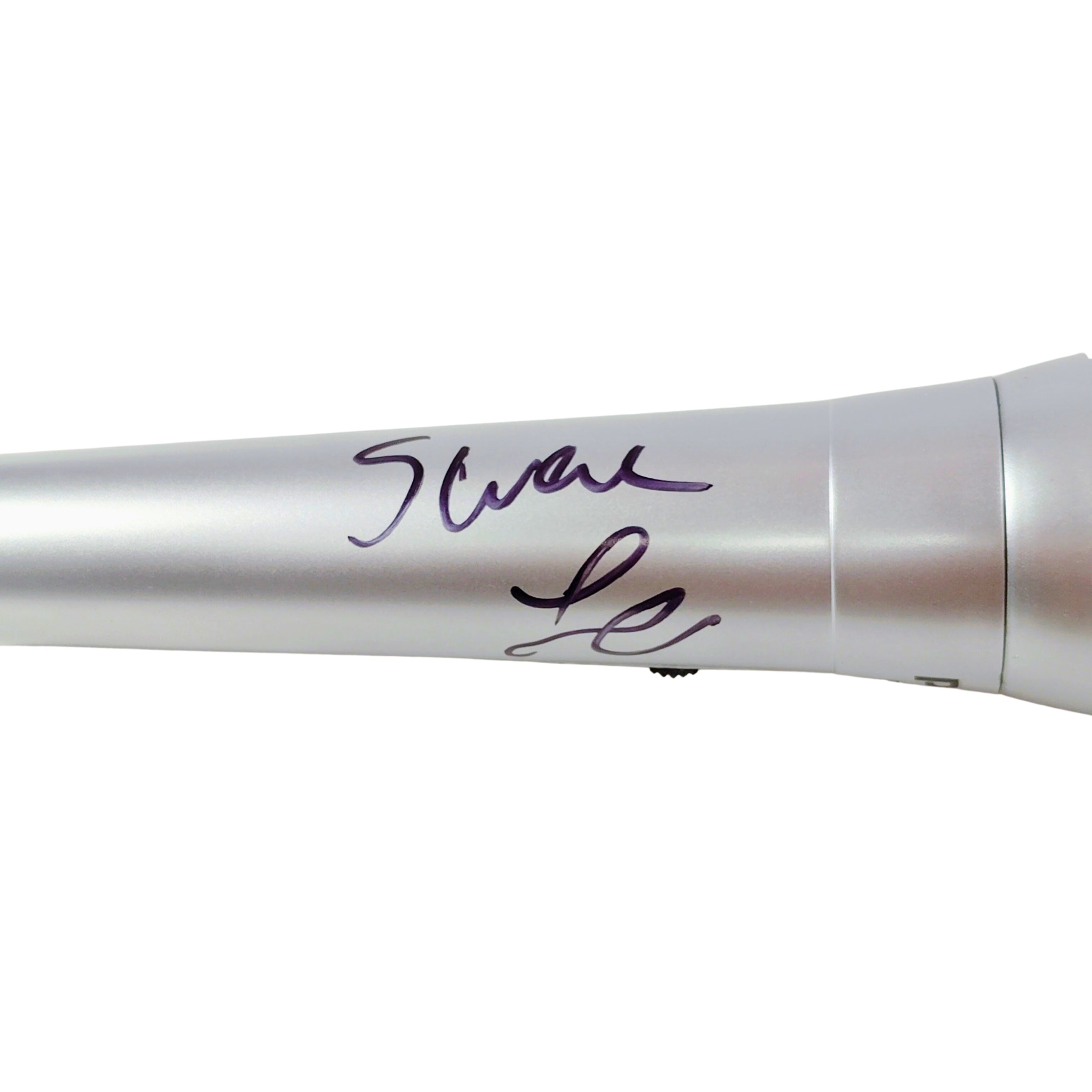 Swae Lee Of Rae Sremmurd signed microphone – signature close-up – Beckett COA