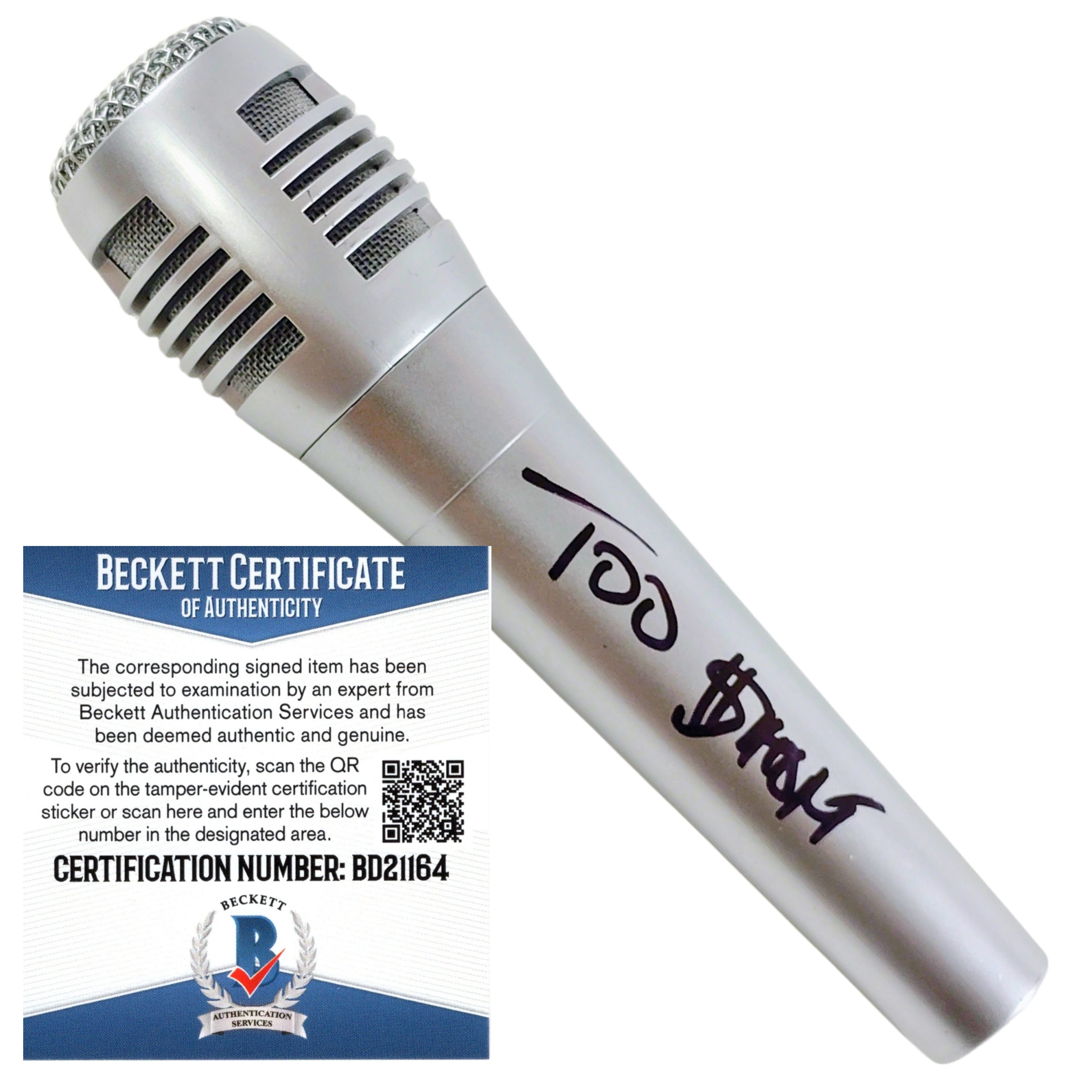 Too Short Signed Microphone Rap Autographed Photo Beckett BAS