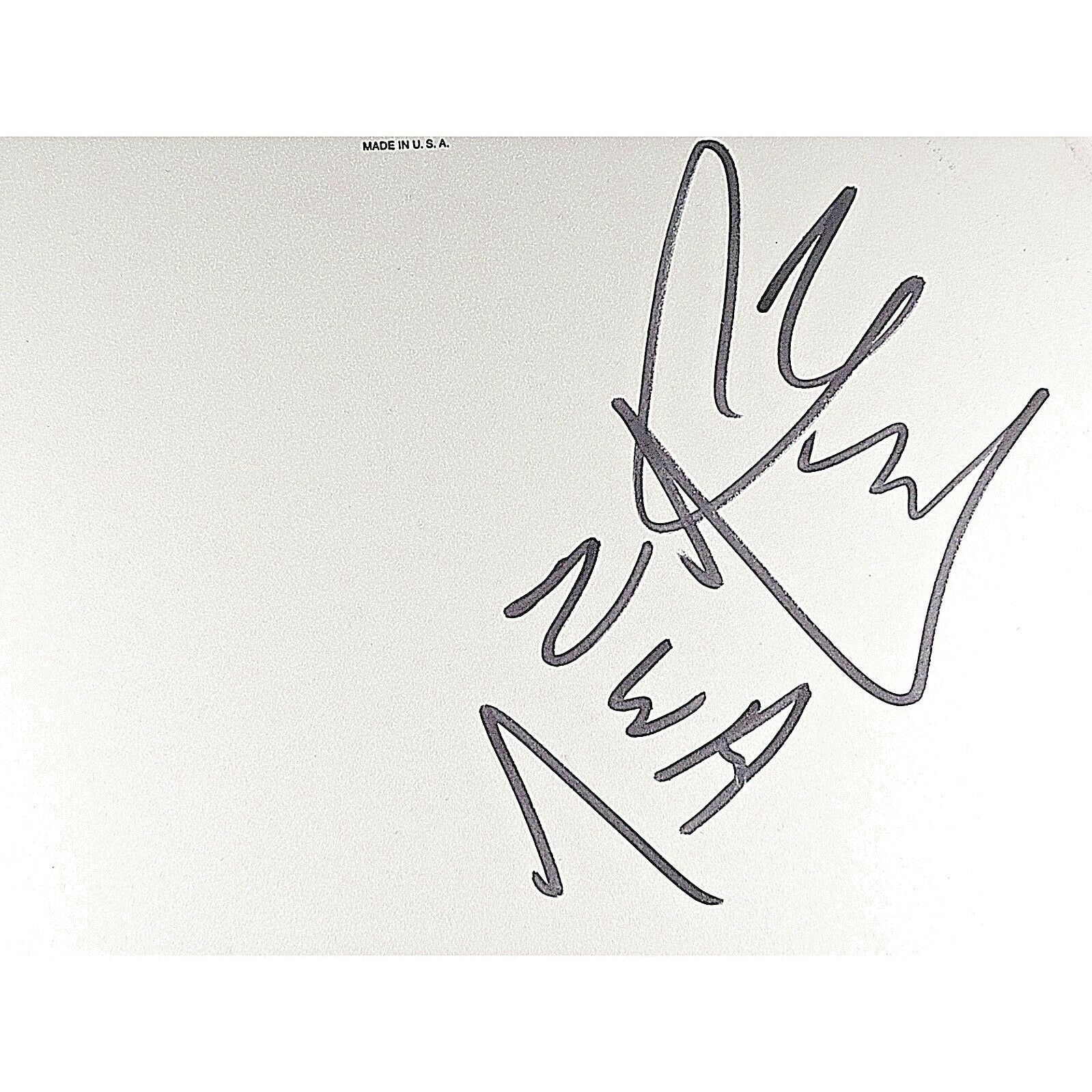 DJ Yella memorabilia autograph – angled display – Beckett COA