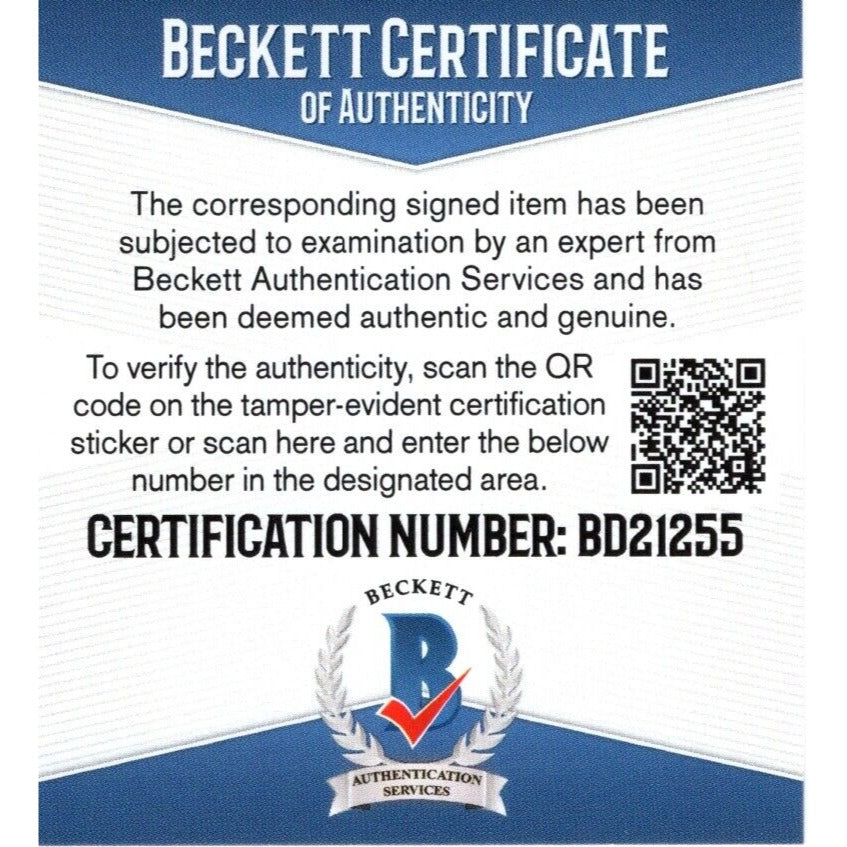 DJ Yella signed memorabilia – signature close-up – Beckett COA