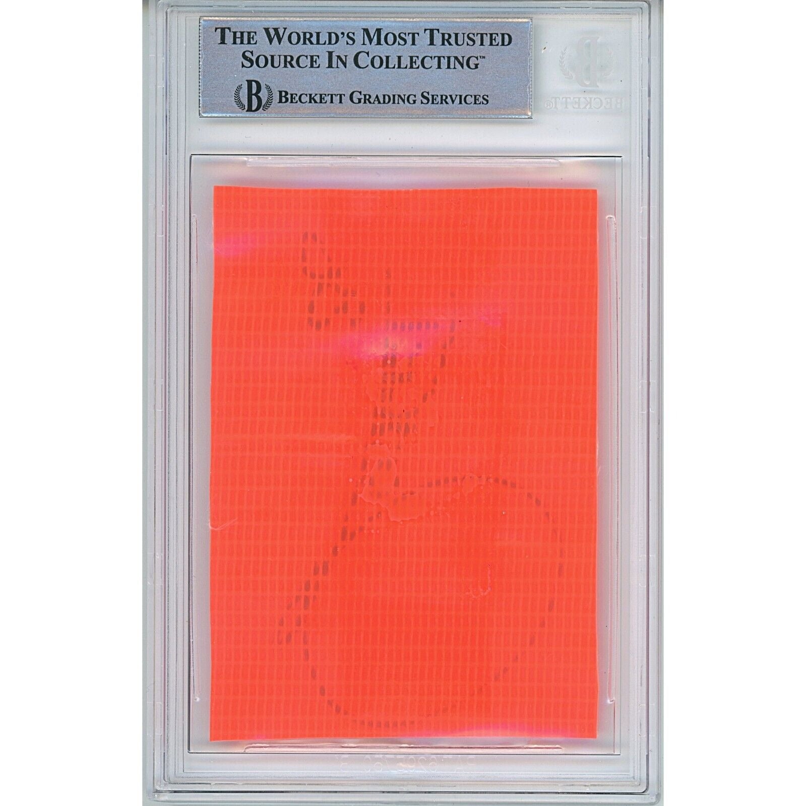 Raghib Rocket Ismail Las Vegas Raiders auto trading card – authentication sticker – Beckett COA