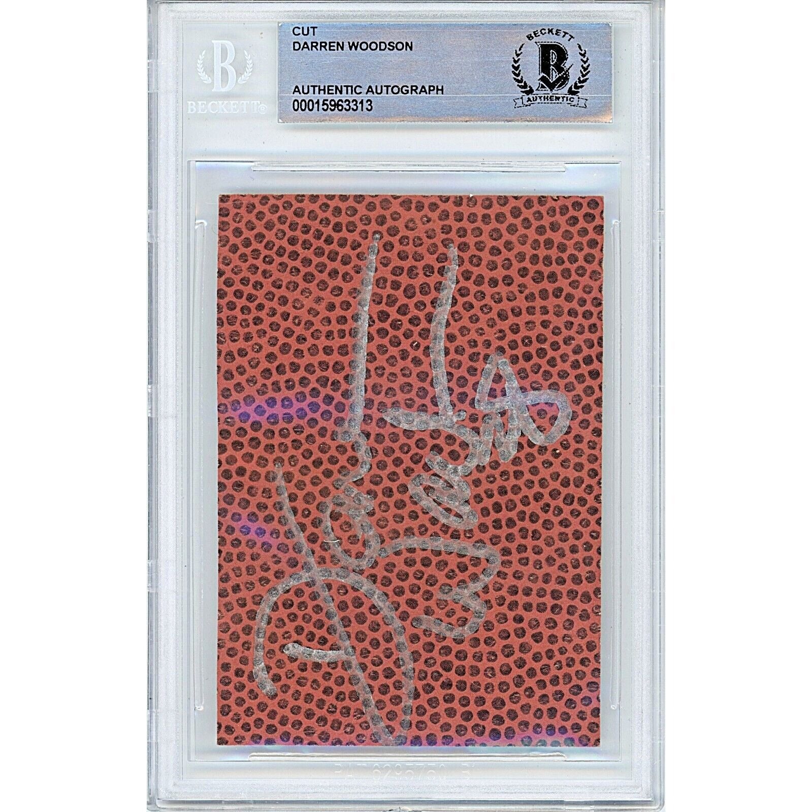 Darren Woodson Dallas Cowboys Signed Trading Card – Beckett BAS