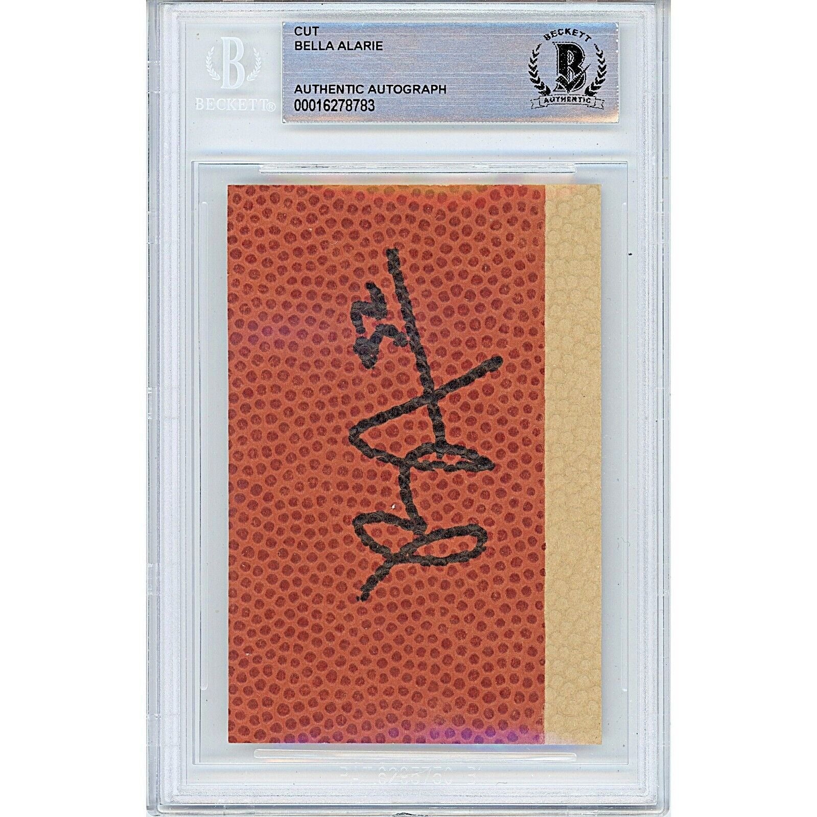 Bella Alarie Dallas Wings Autographed Signed Trading Card Beckett BAS