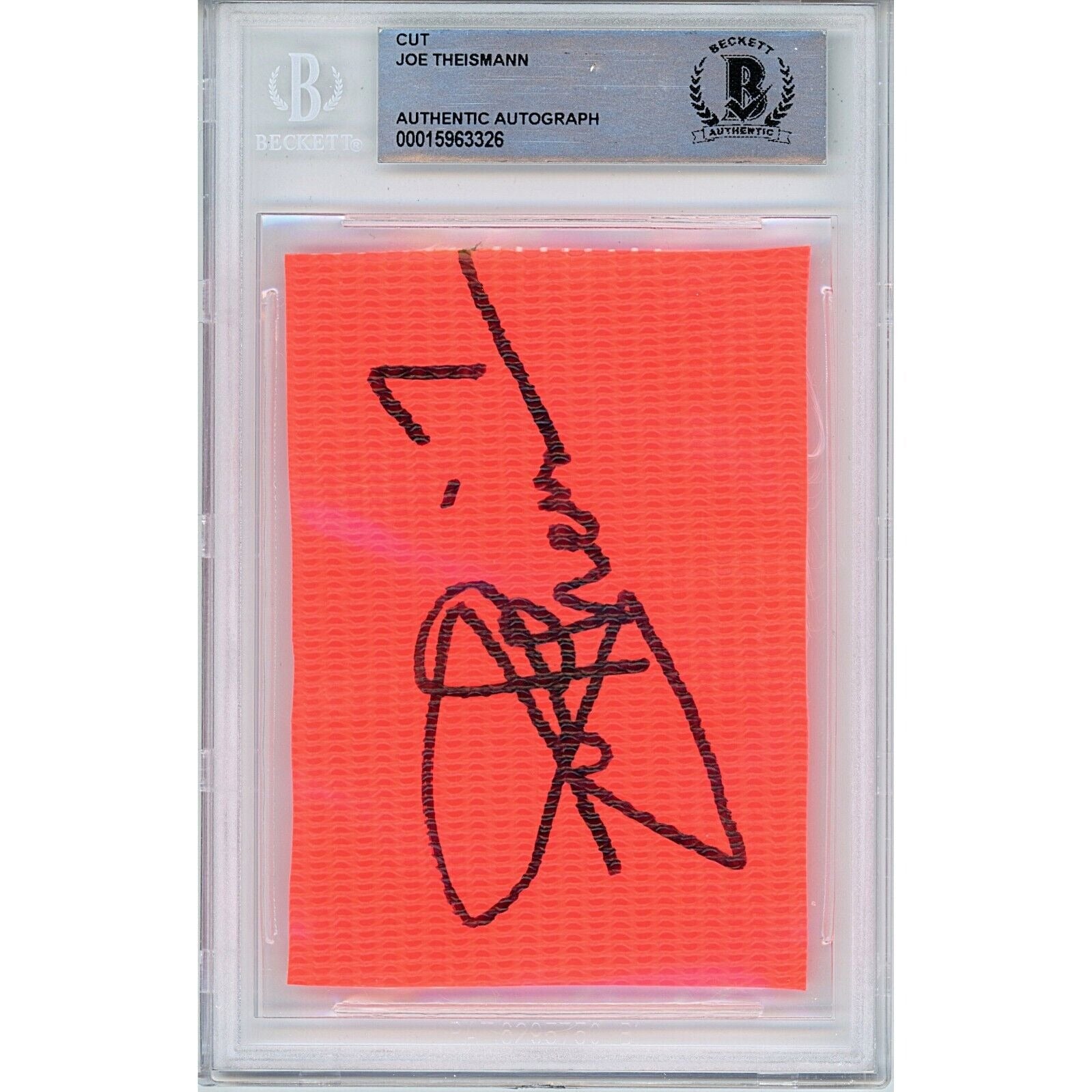 Joe Theismann Washington Commanders Signed Trading Card – Beckett BAS