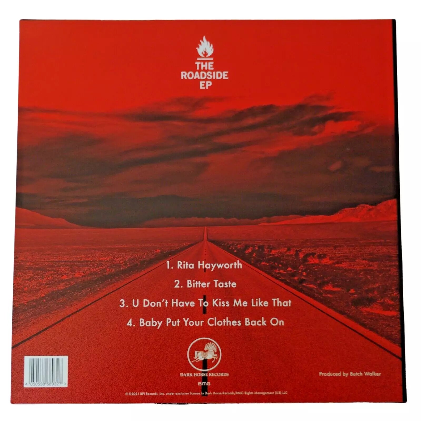 Billy Idol Autographed Roadside Vinyl Beckett BAS