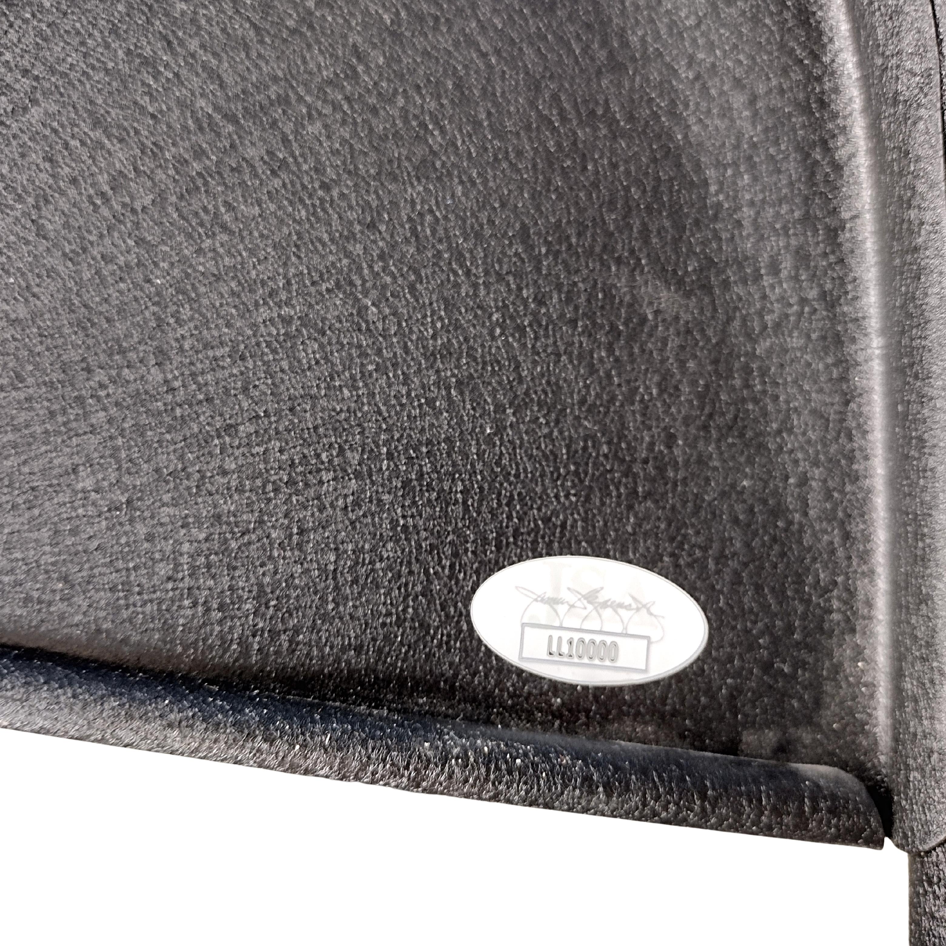 Brock Lesnar Autographed Steel Folding Signed Photo JSA