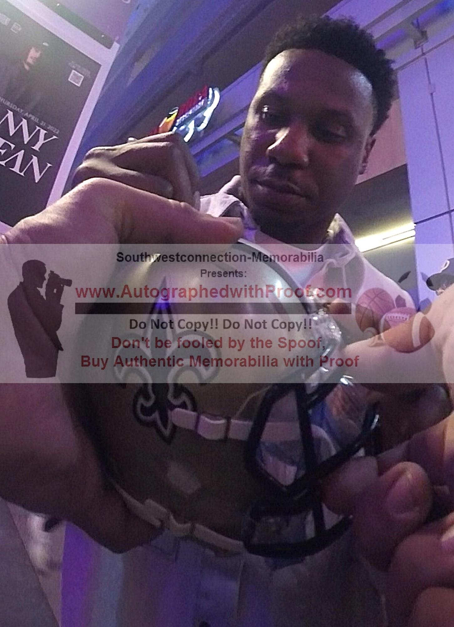 Darren Sproles New Orleans Saints Signed Helmet – Beckett BAS