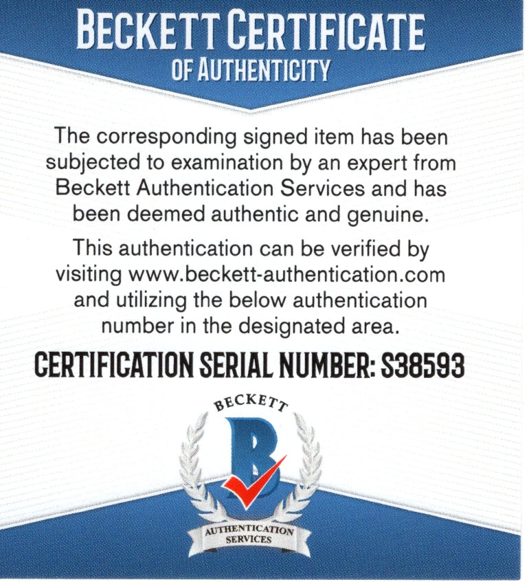 Dave Krieg Seattle Seahawks Autographed Football Beckett BAS