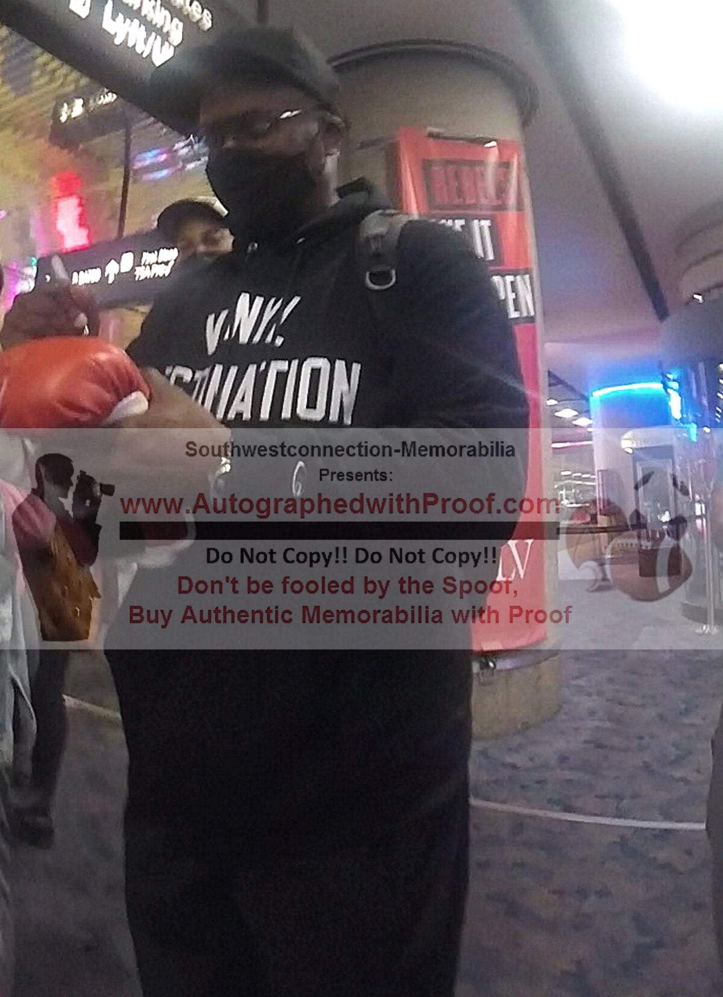 Mike Tyson Autograph Glove JSA