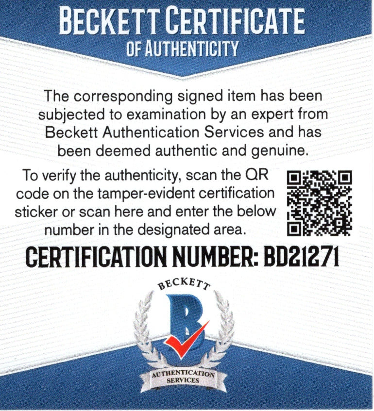 DJ Yella Of Nwa autographed photo – full view – Beckett COA